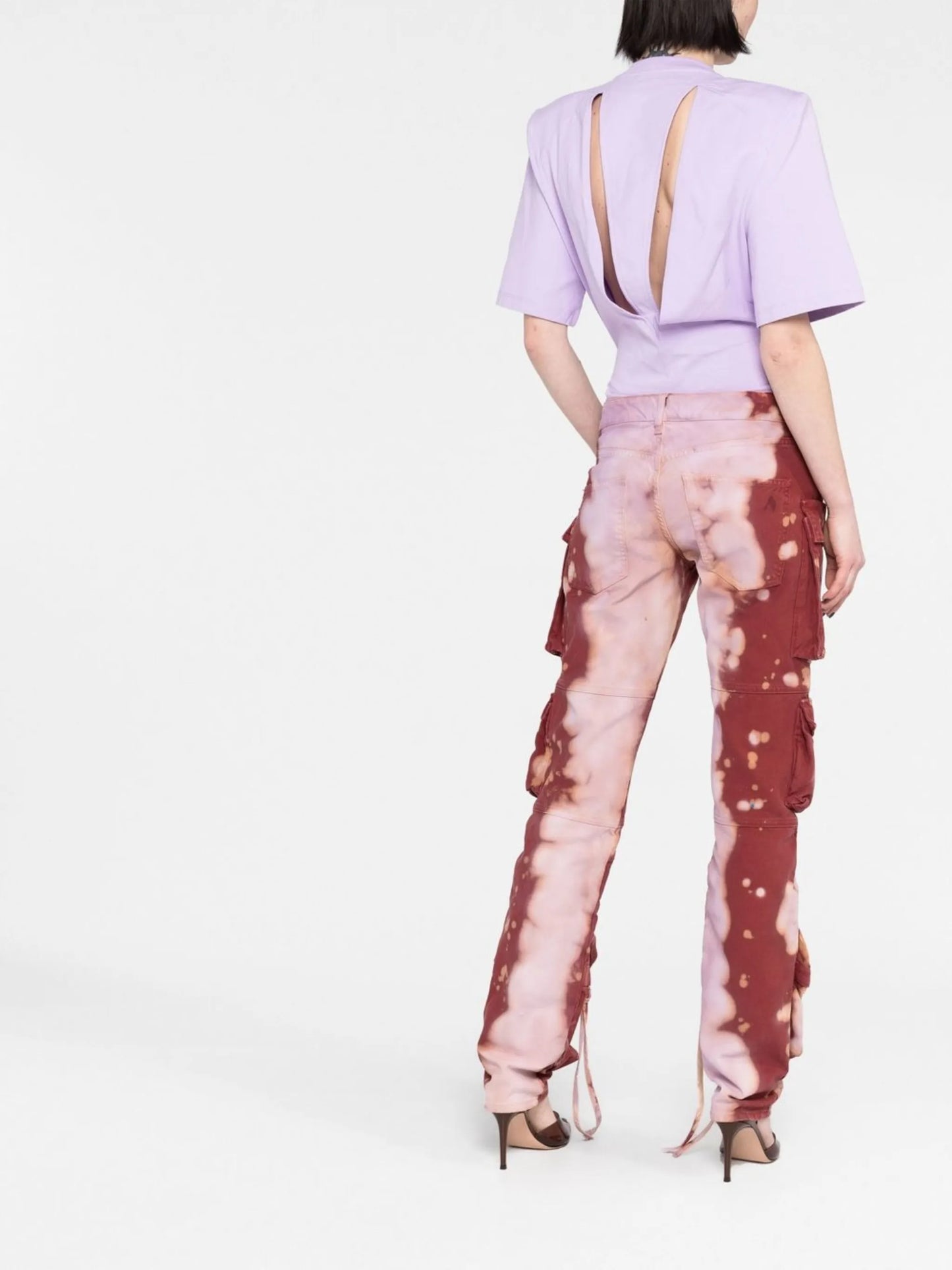 Essie tie-dye cargo trousers