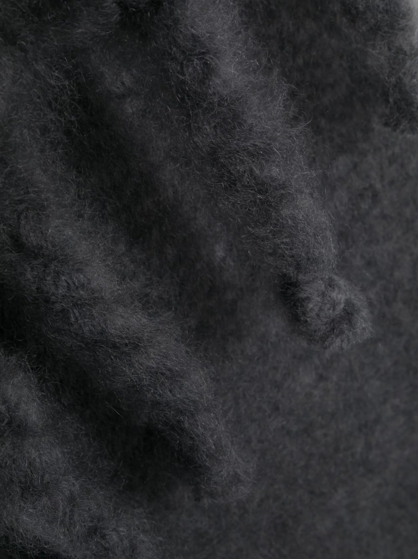 chunky logo-patch scarf