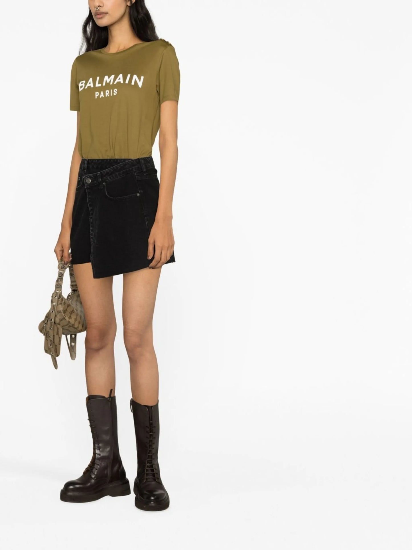 logo-print cotton T-shirt