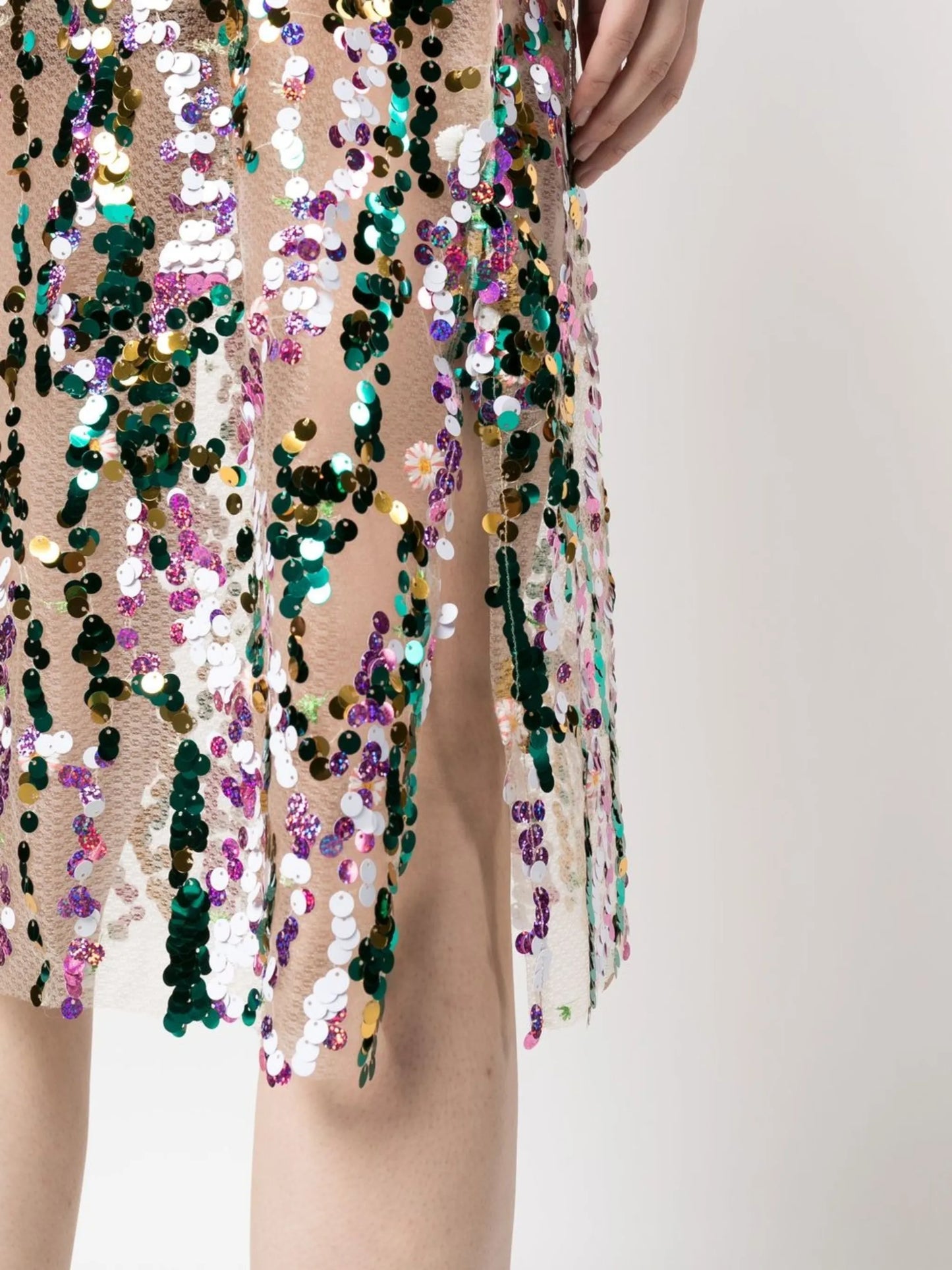 Rhode V-neck sequin dress