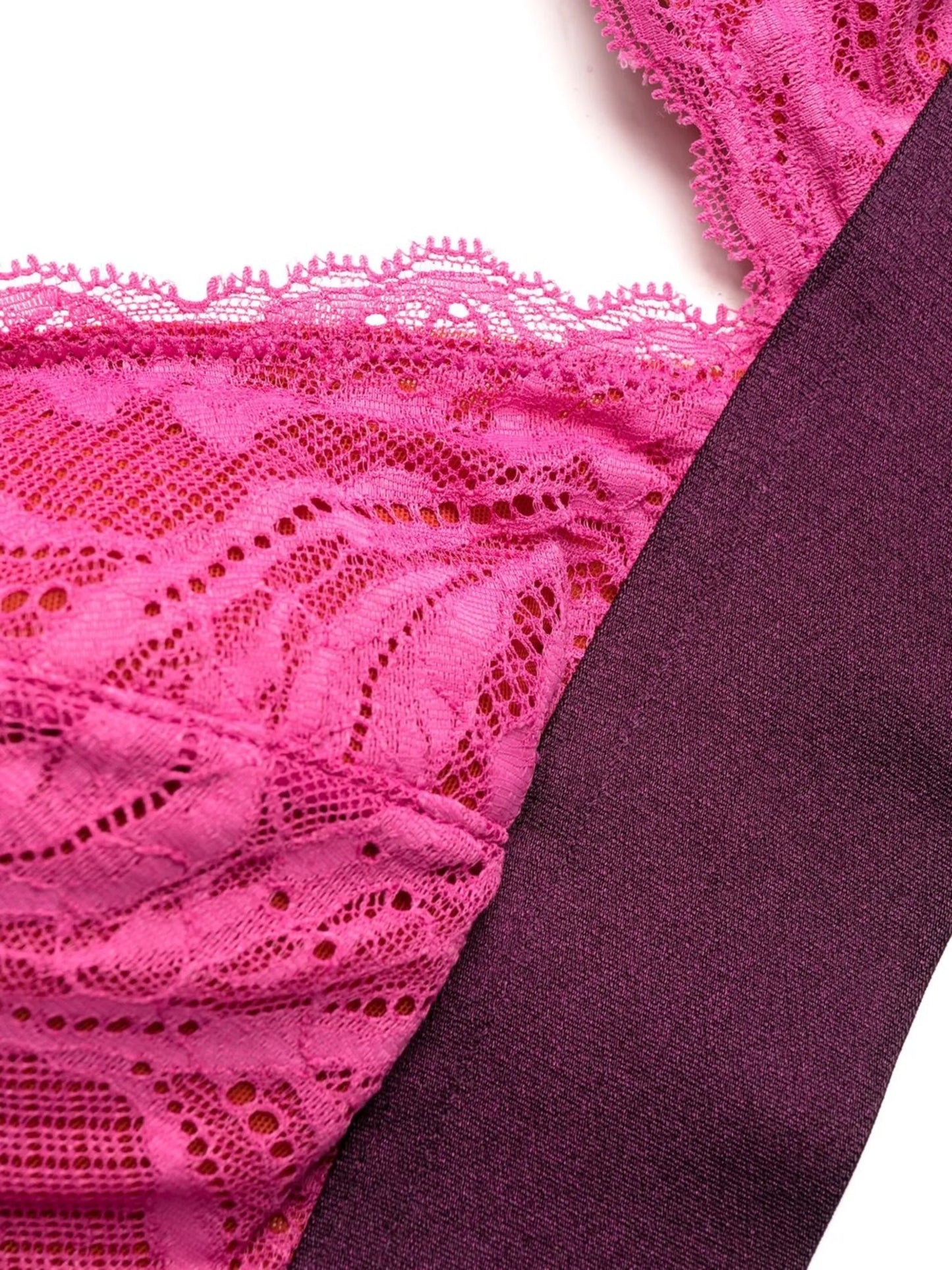 Alba lace padded triangle bra