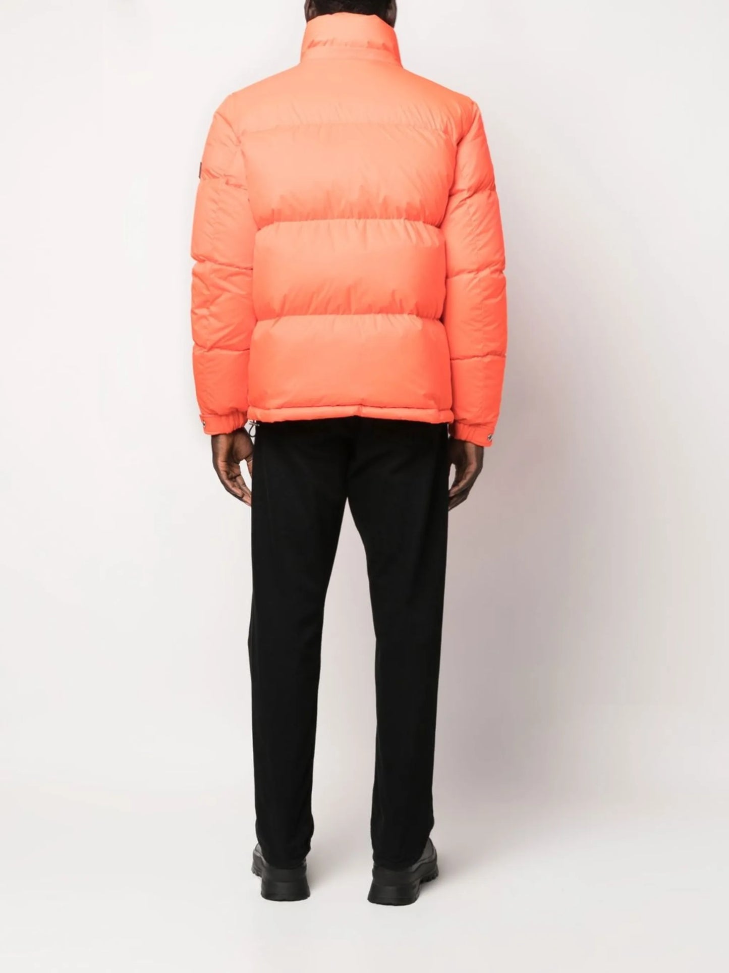 logo-patch padded jacket