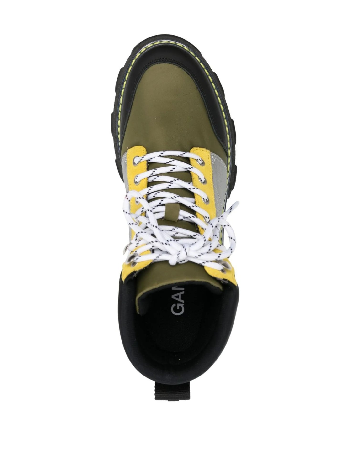 Cleated lace-up hiking boots