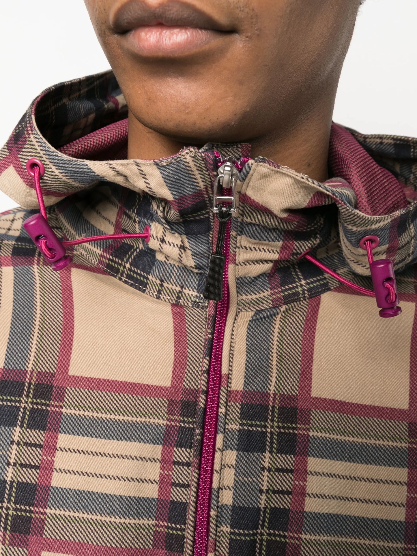 Vondel plaid-pattern jacket