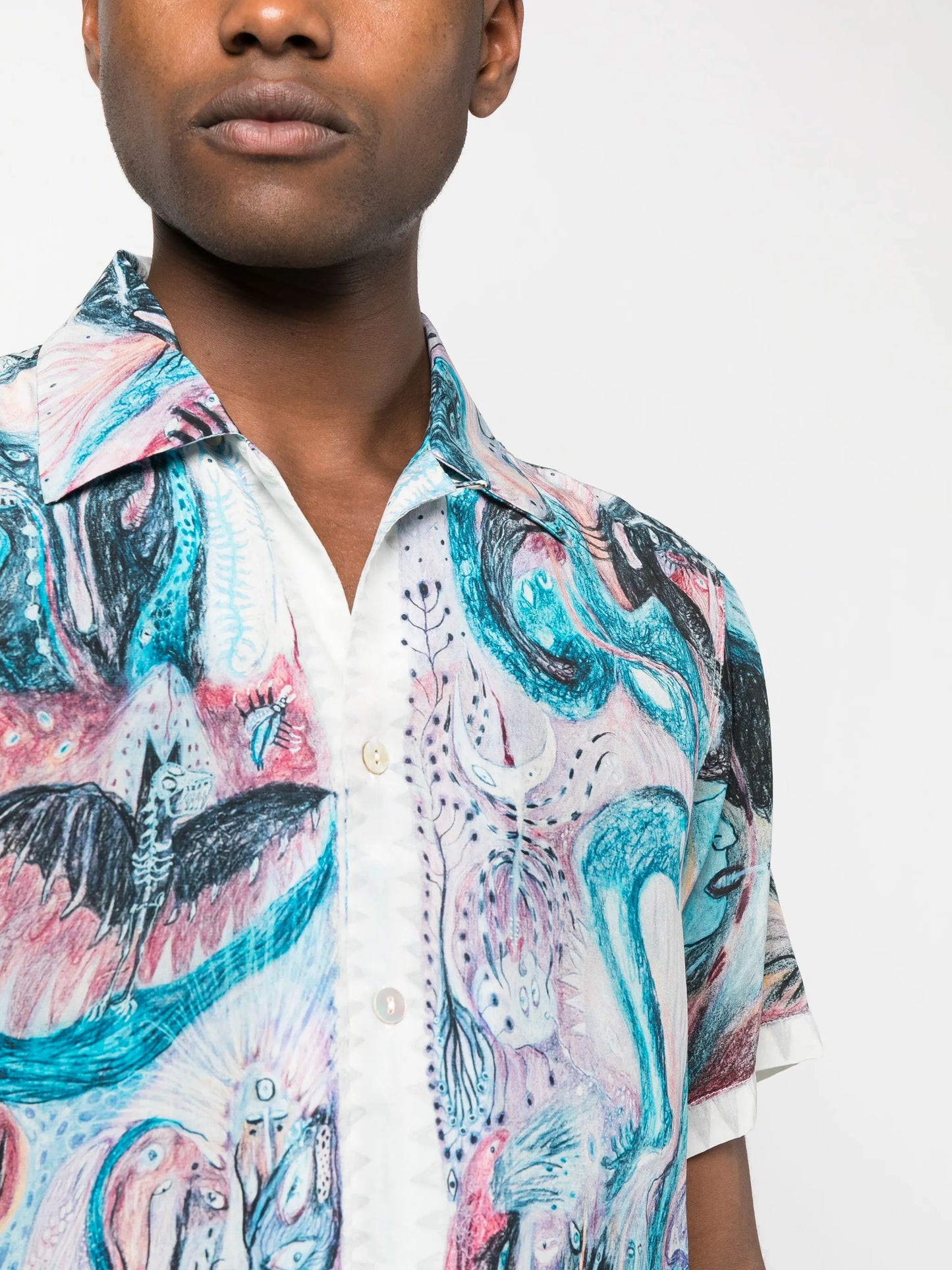 Hypnic Jerk silk shirt