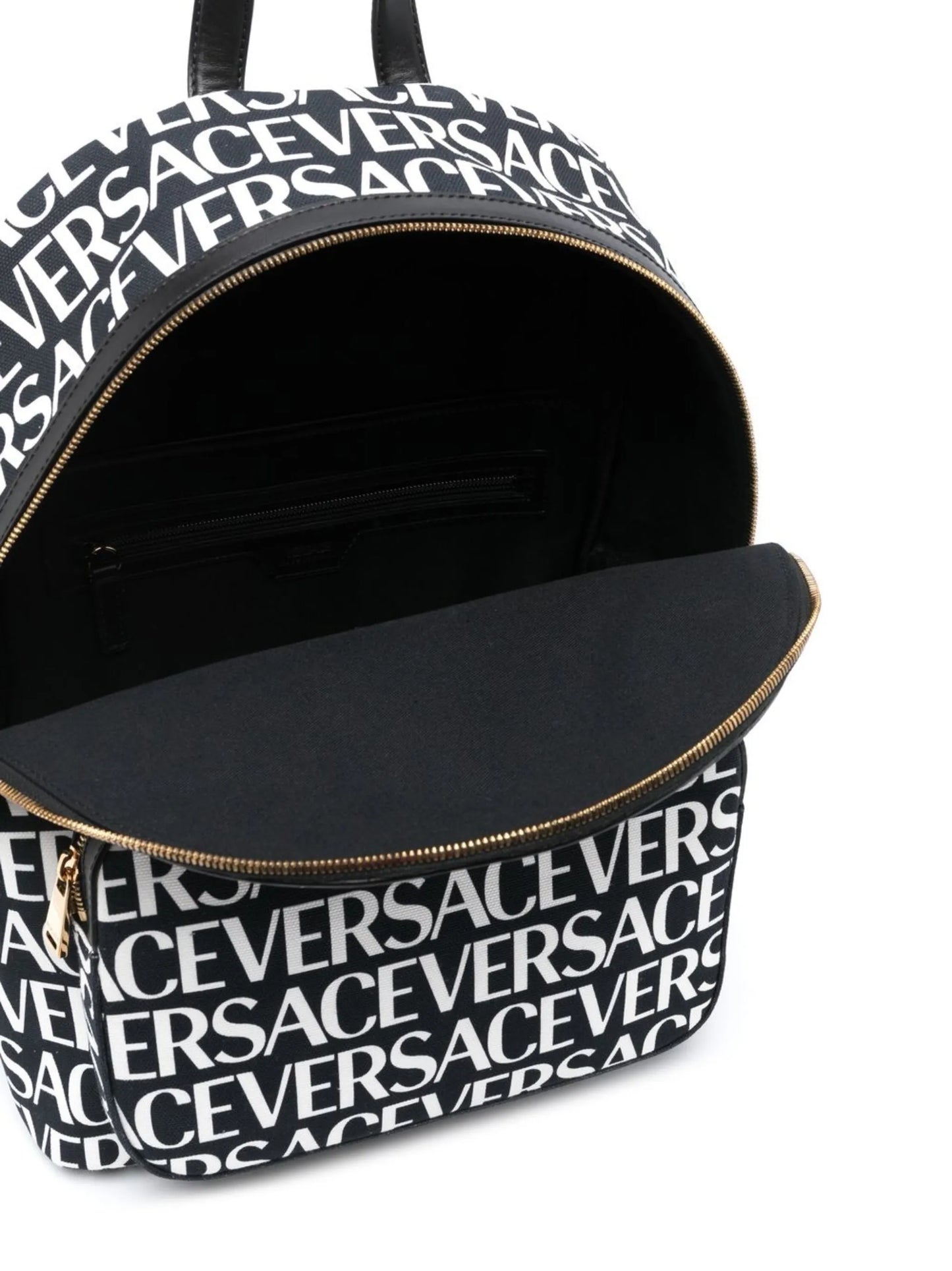 logo-print backpack