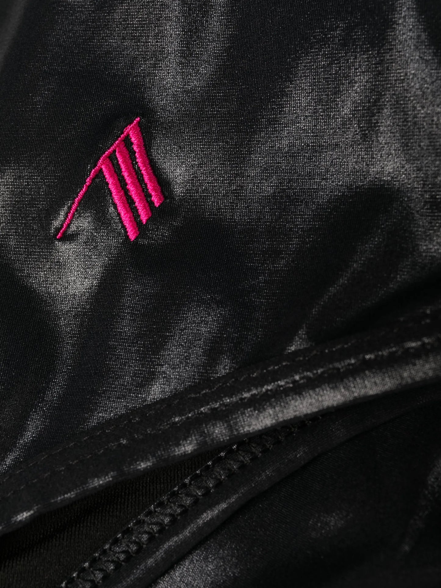 logo-embroidered one-shoulder swimsuit