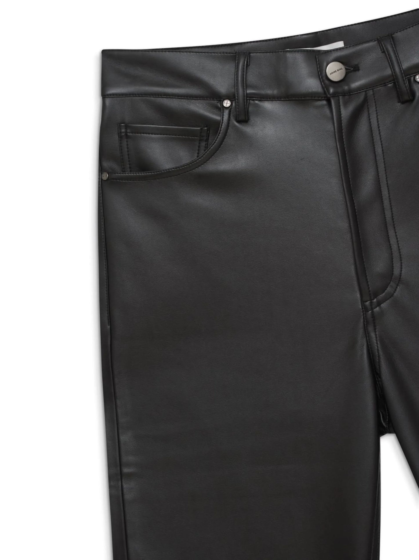Sonya faux leather trousers