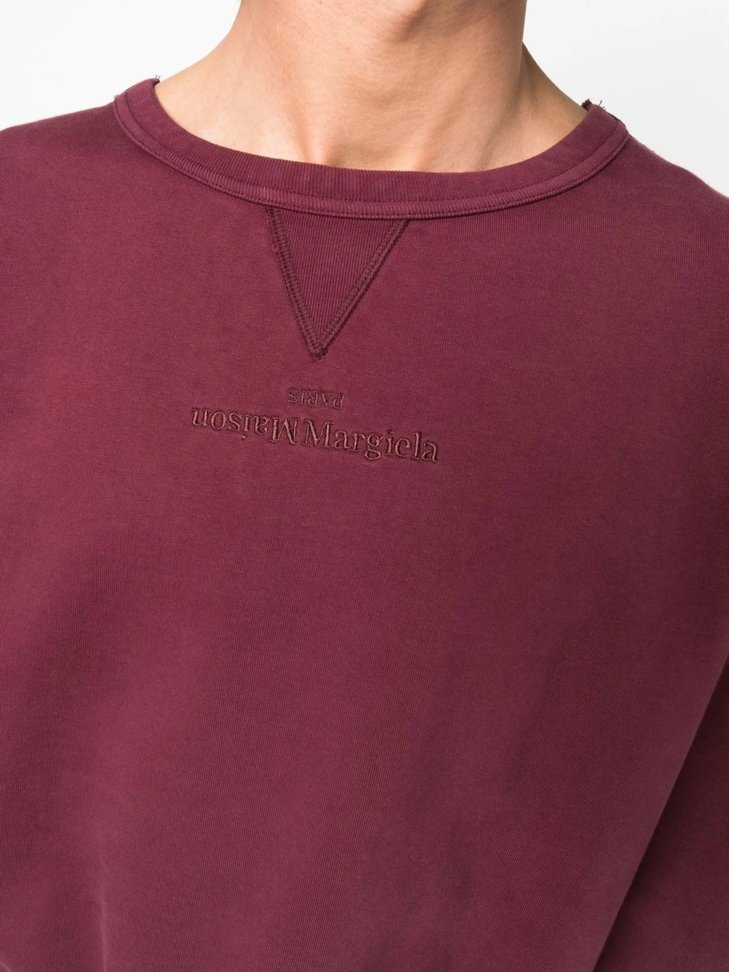embroidered-logo detail sweatshirt