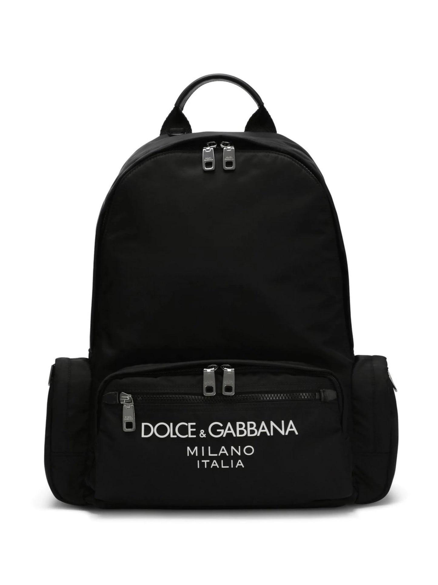 logo-stamp zipped backpack