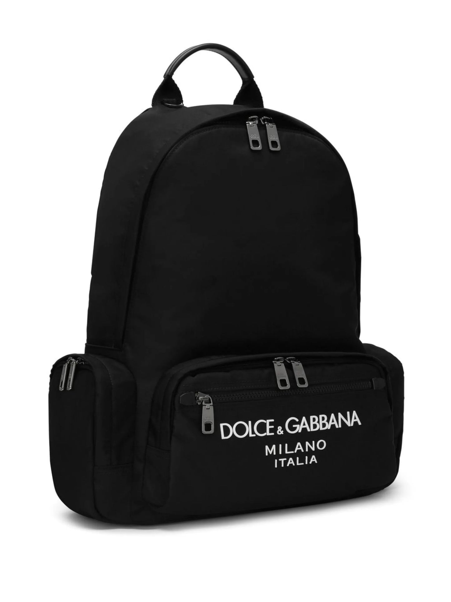logo-stamp zipped backpack