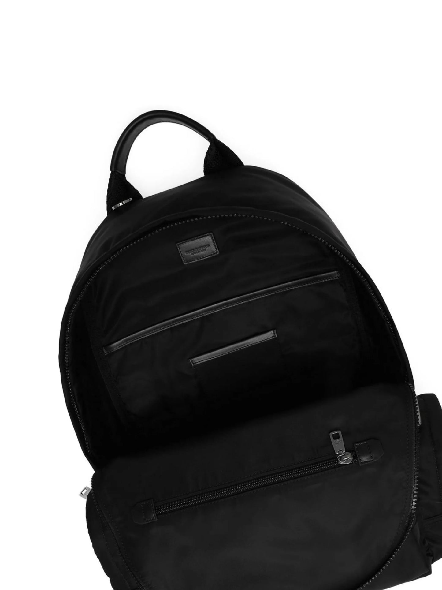 logo-stamp zipped backpack