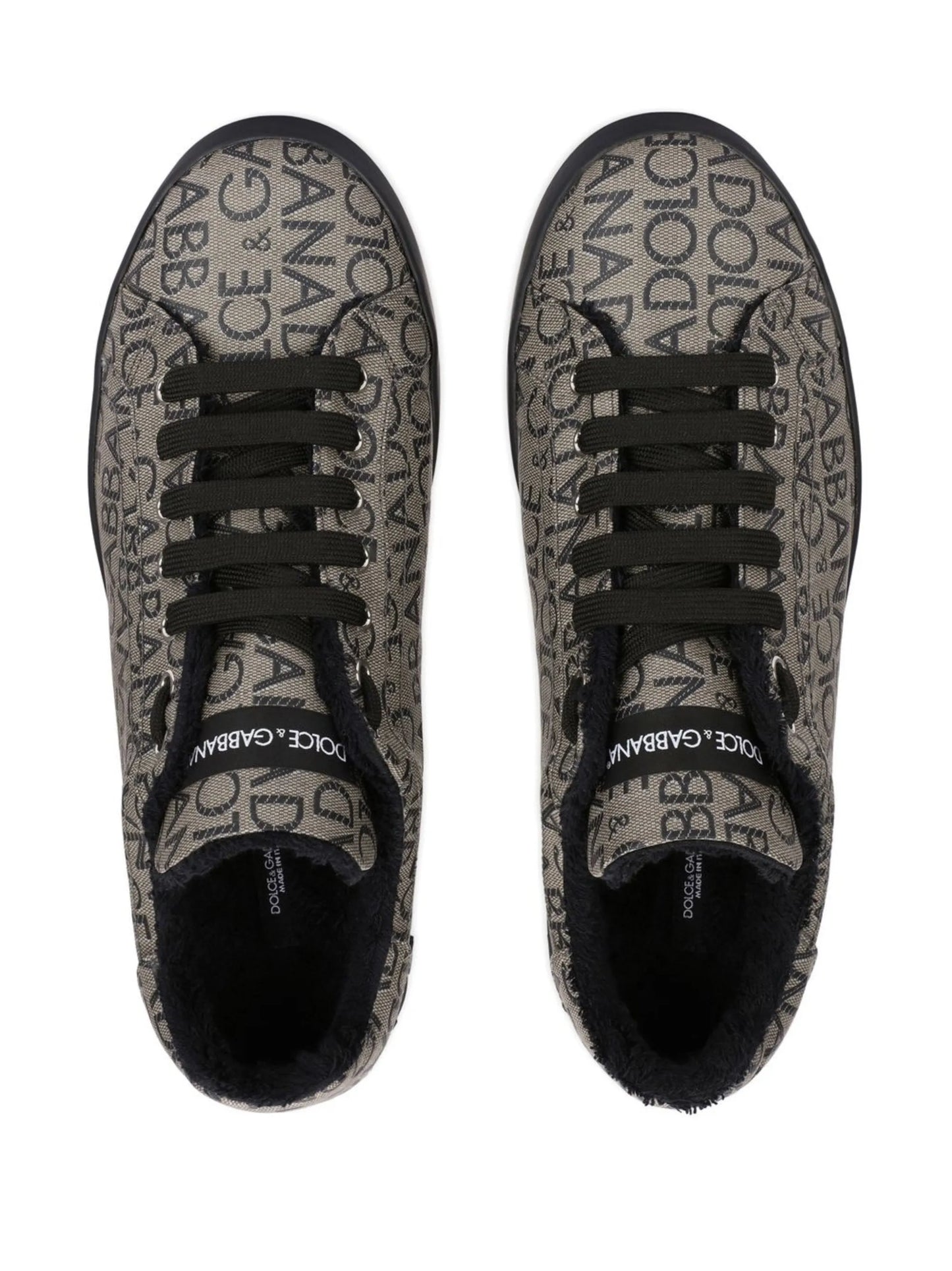 logo-print lace-up sneakers