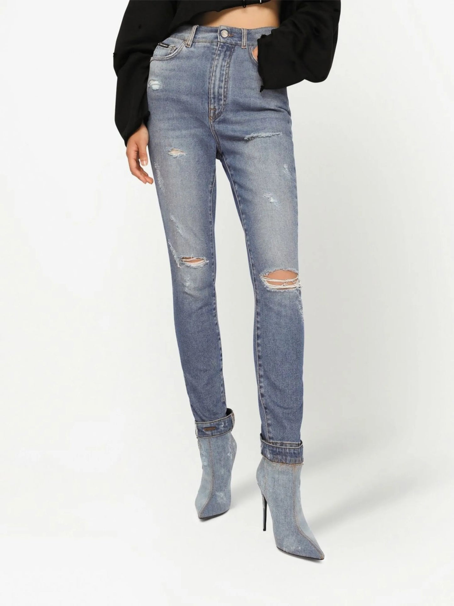Grace distressed skinny jeans
