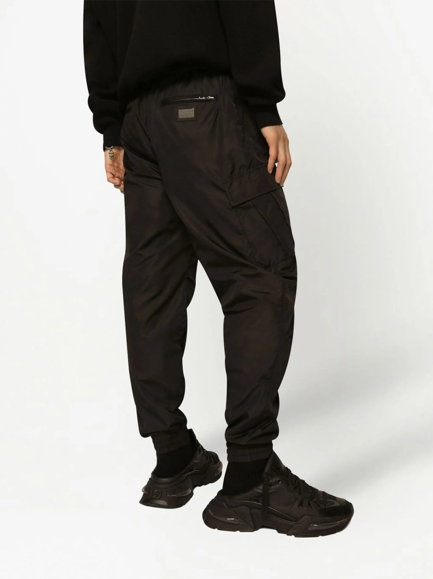 tapered cargo track pants