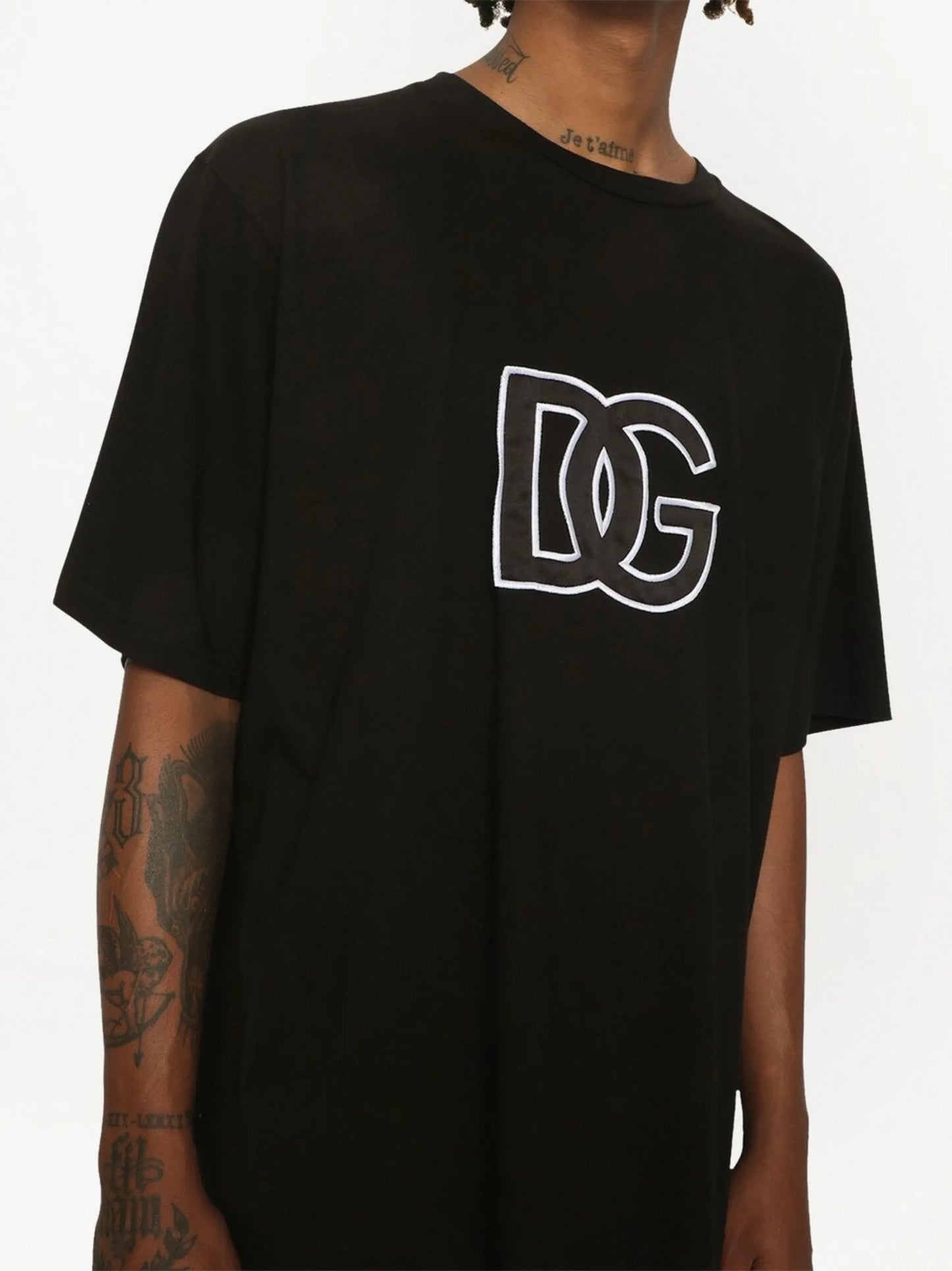 DG-logo print cotton T-shirt
