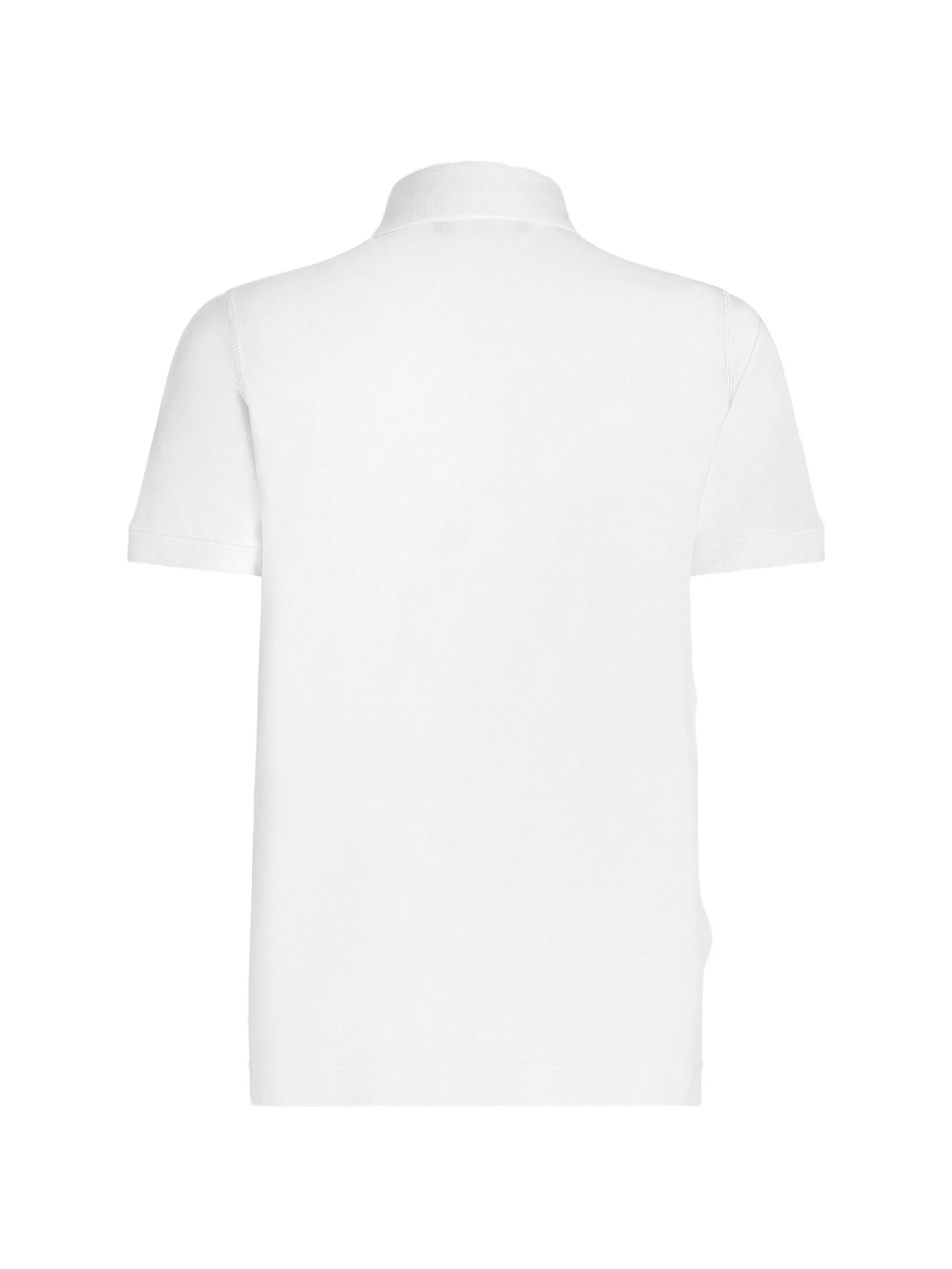 logo-tag piqué polo shirt