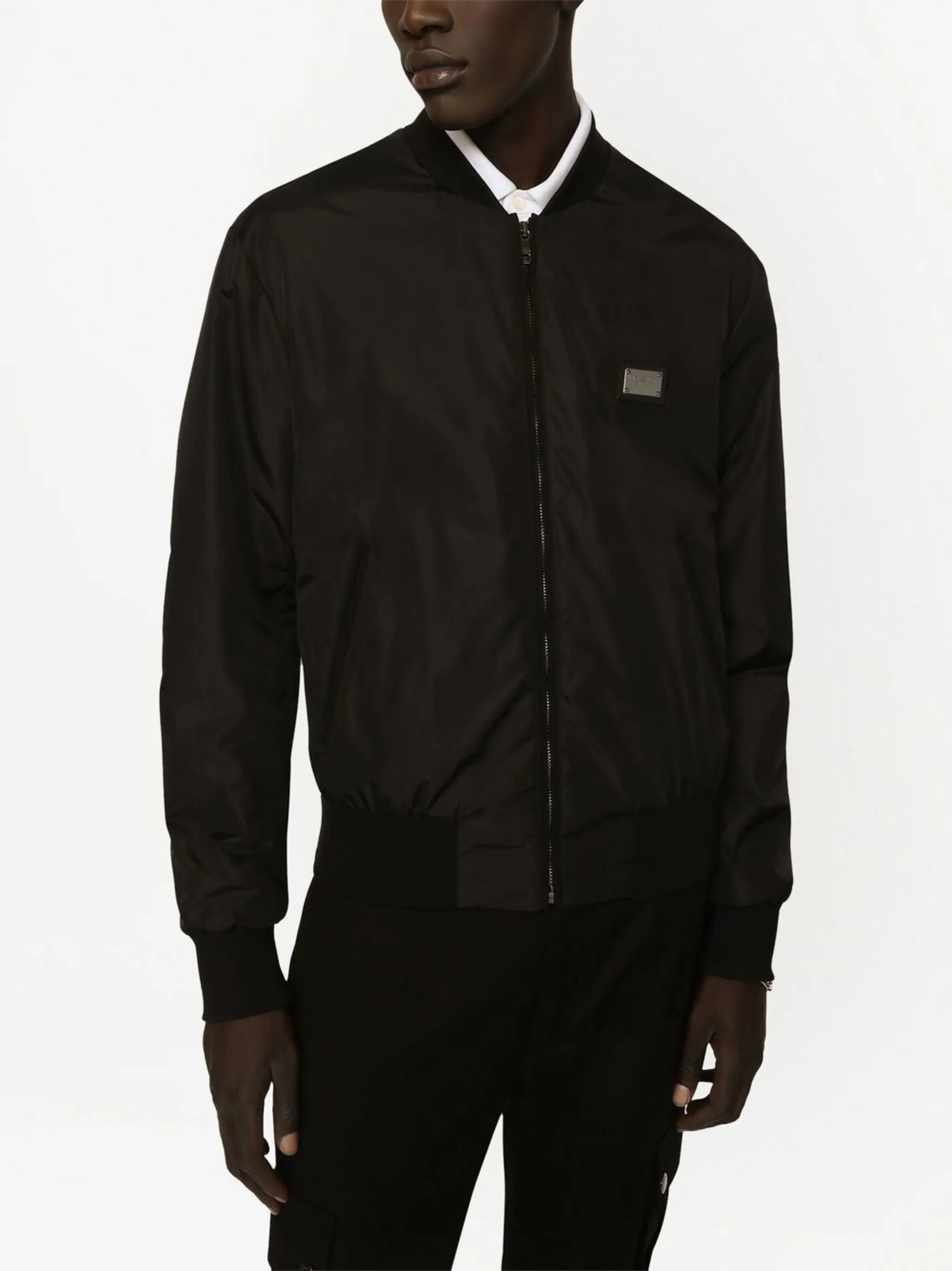 logo-tag track jacket