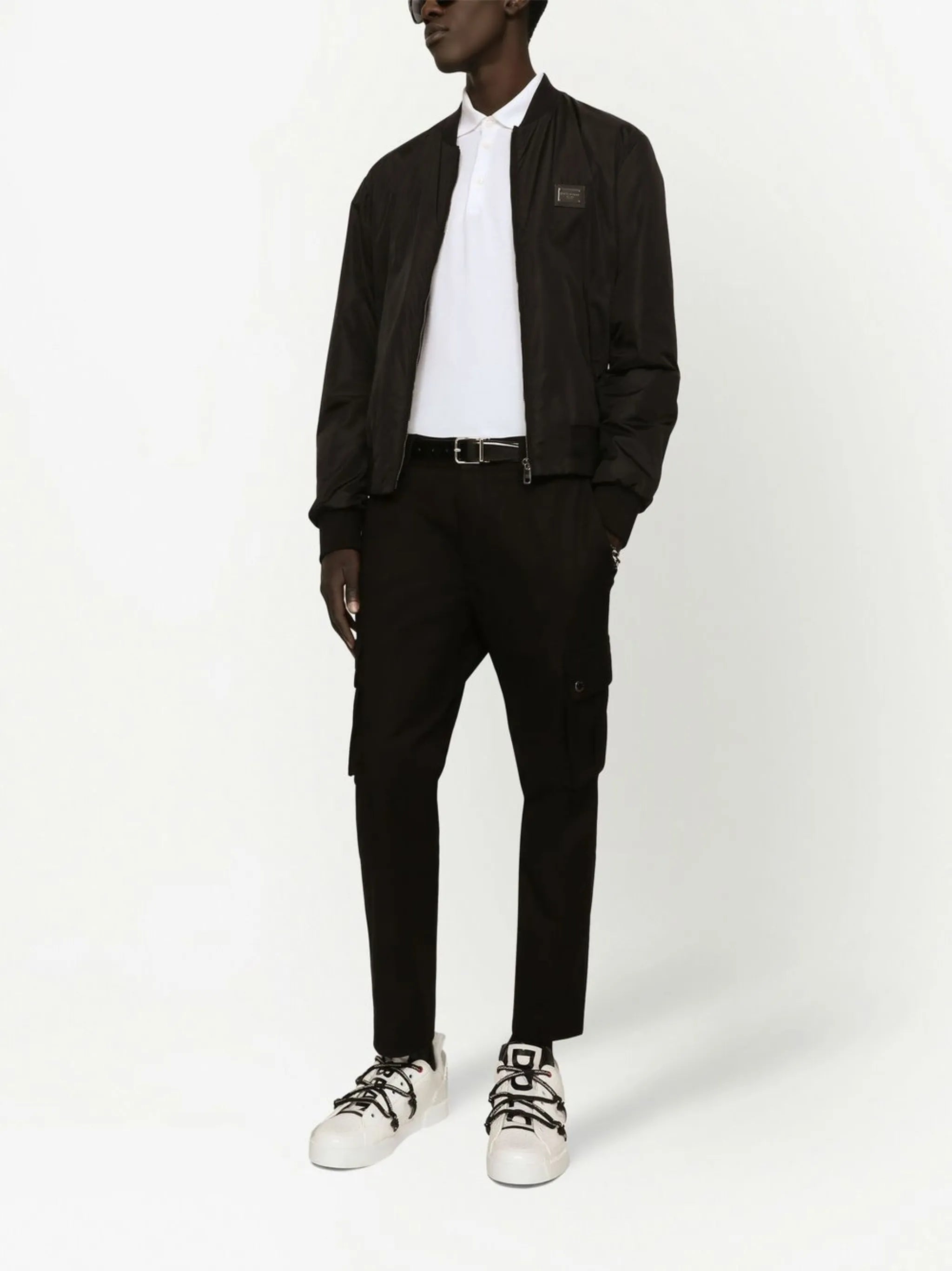logo-tag track jacket