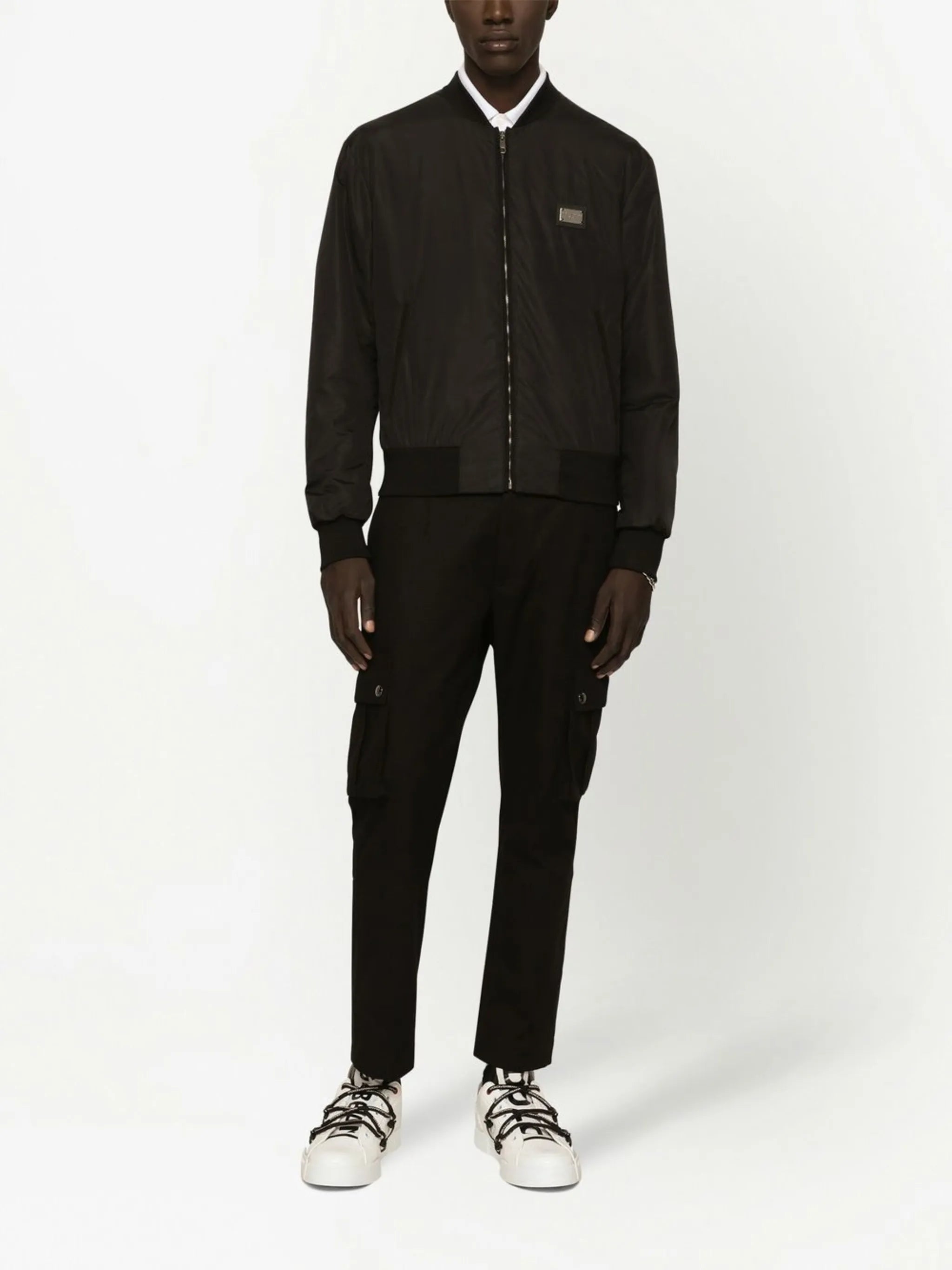 logo-tag track jacket