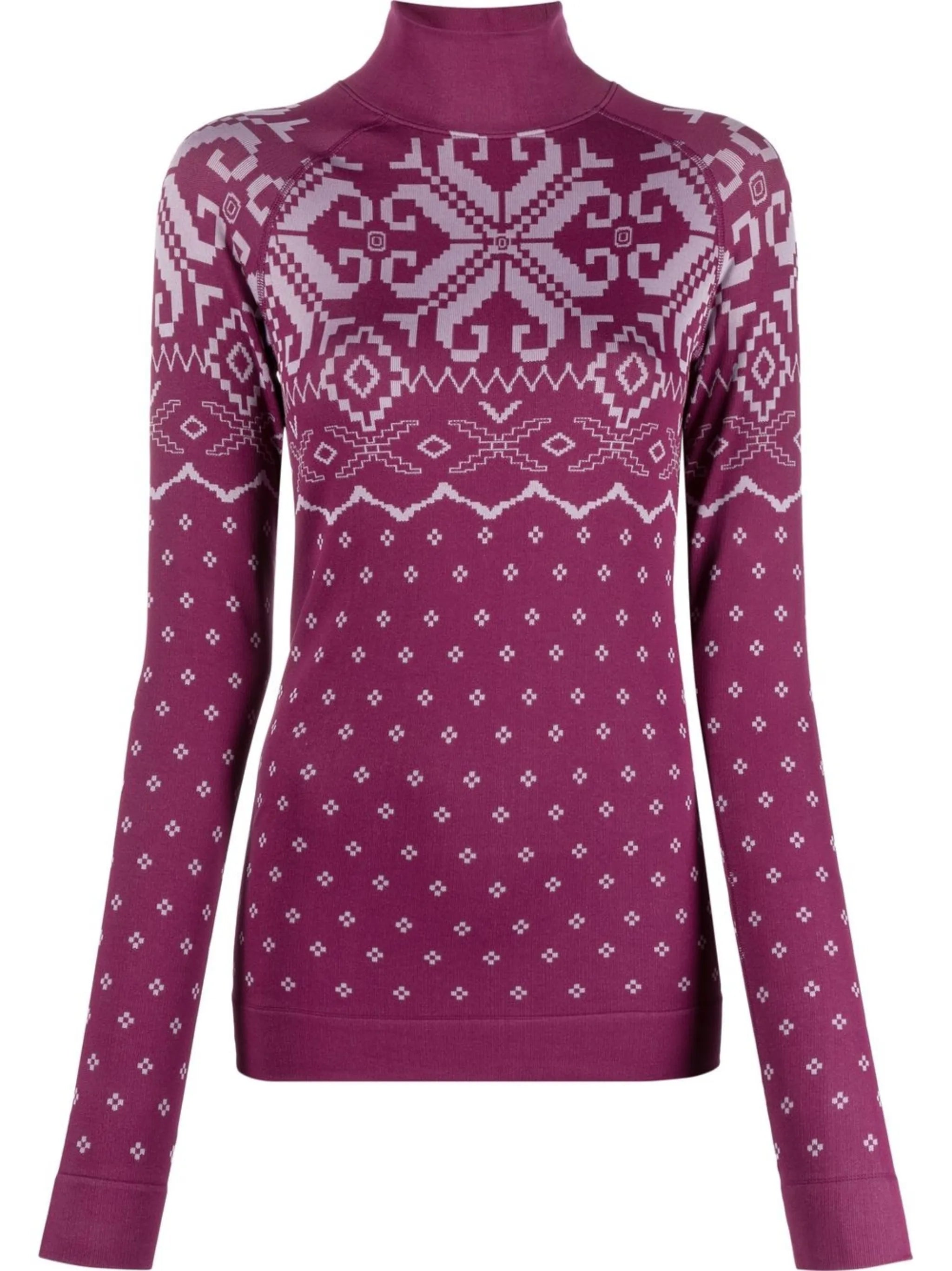 Fair Isle base layer ski top
