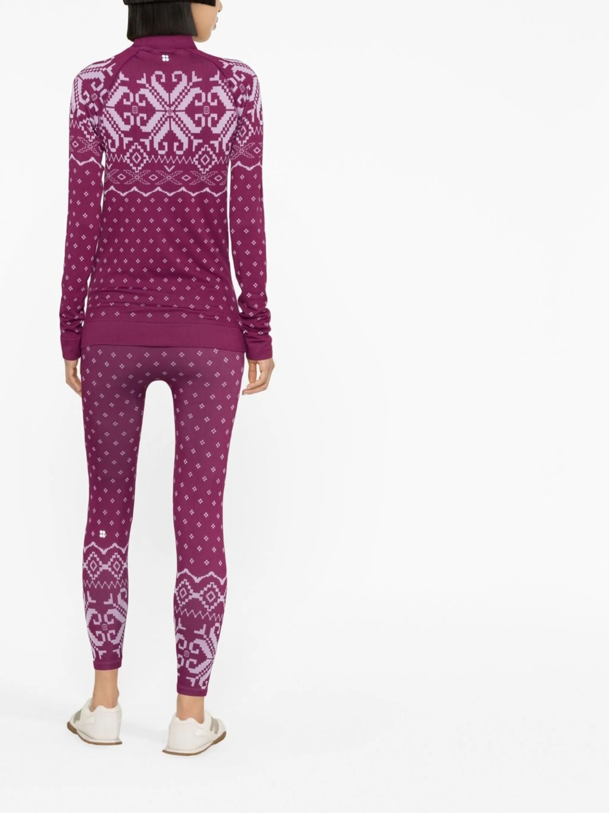 Fair Isle base layer ski top