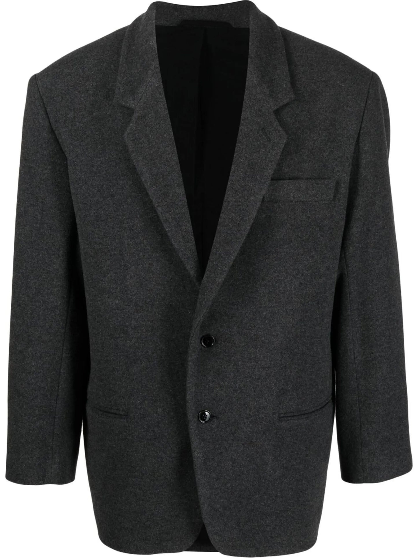 boxy single-breasted blazer