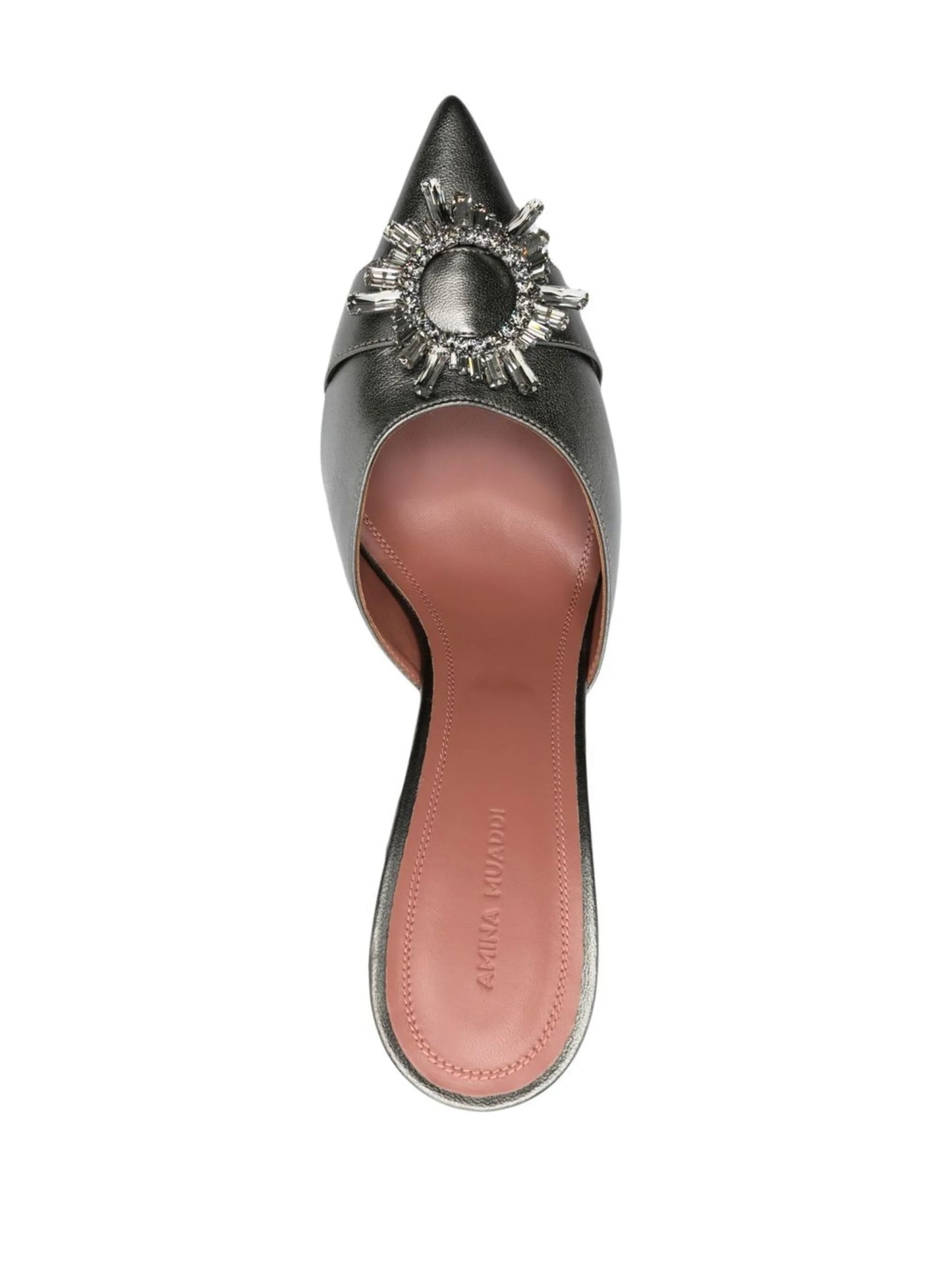 Begum 95mm crystal-embellished mules