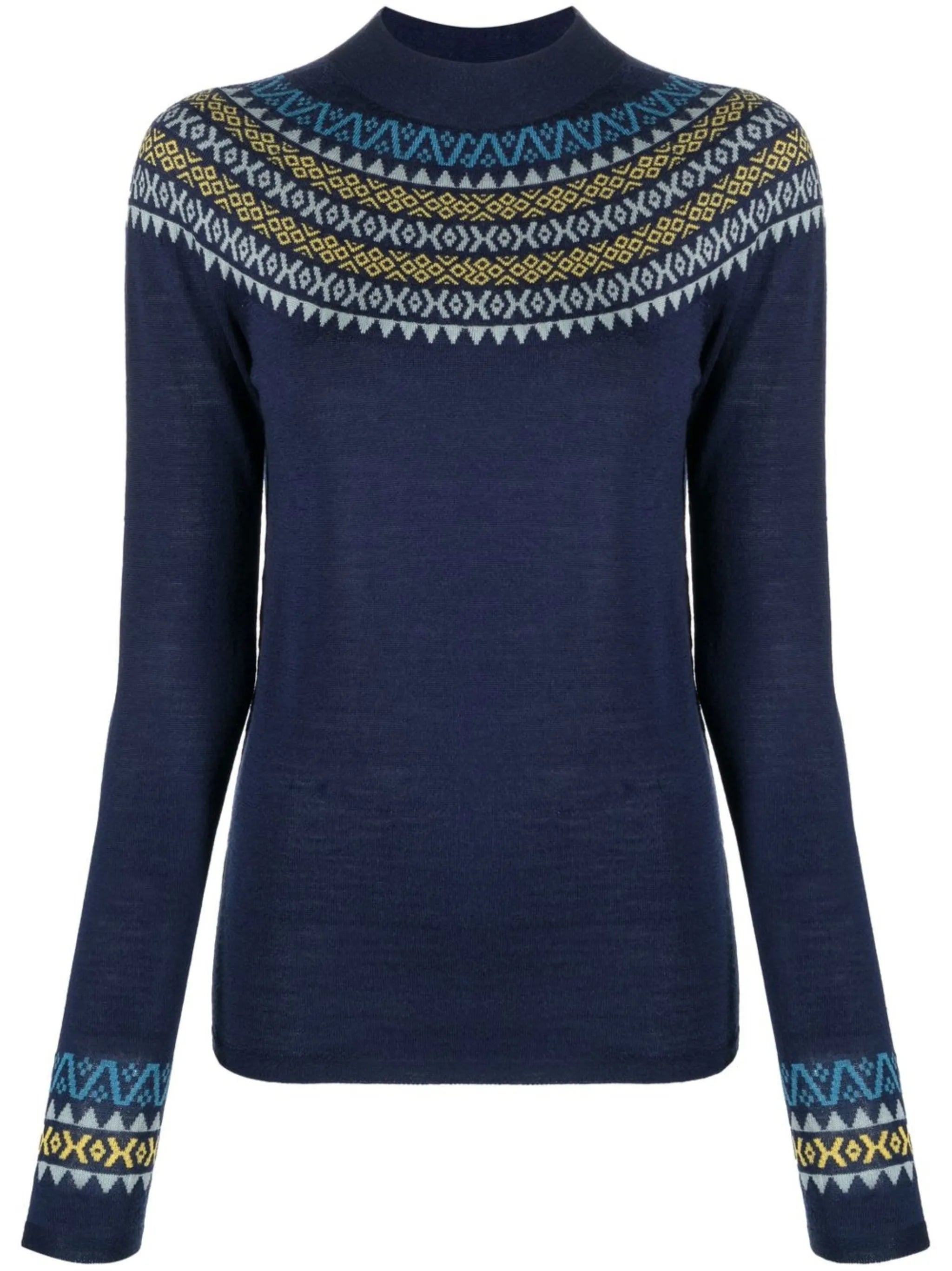 Fair Isle base layer ski top