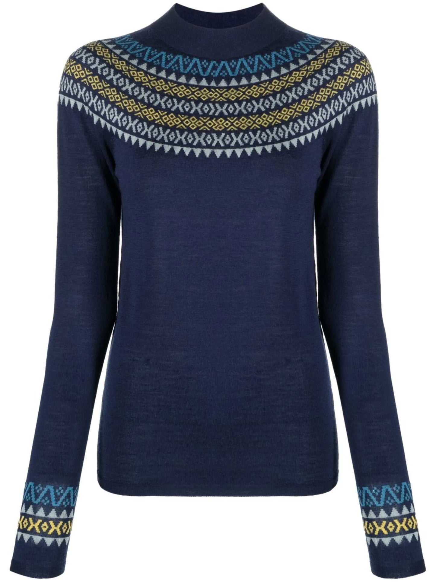 Fair Isle base layer ski top