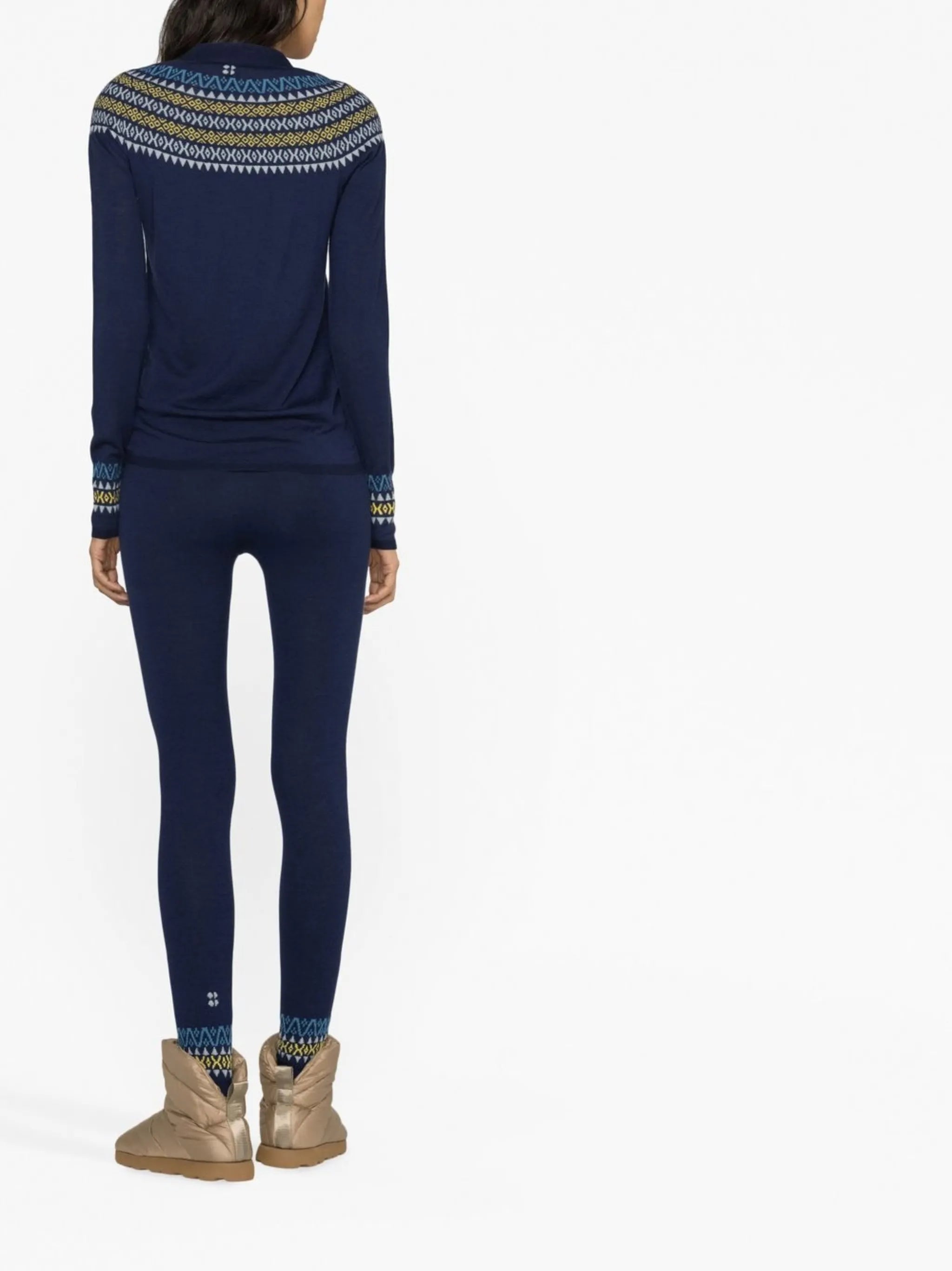 Fair Isle base layer ski top