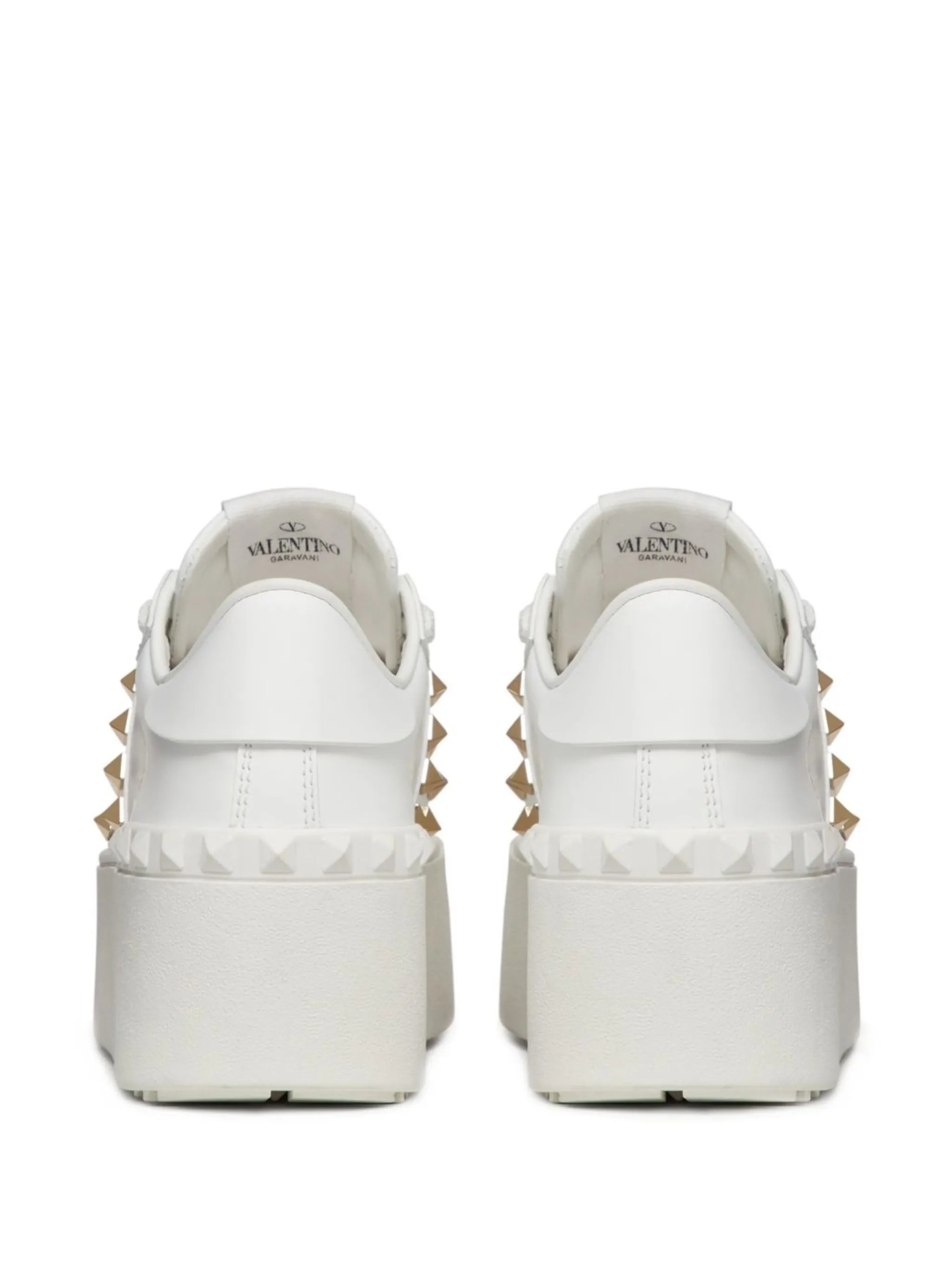 Rockstud Untitled leather flatform sneakers
