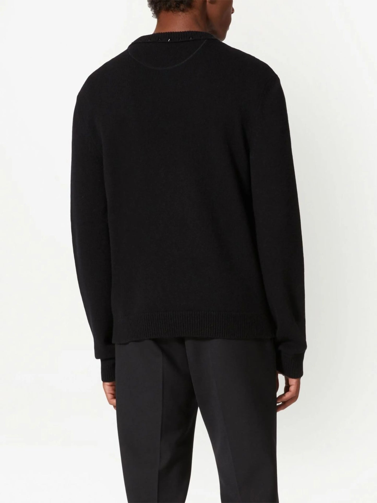 Untitled studs crew-neck jumper