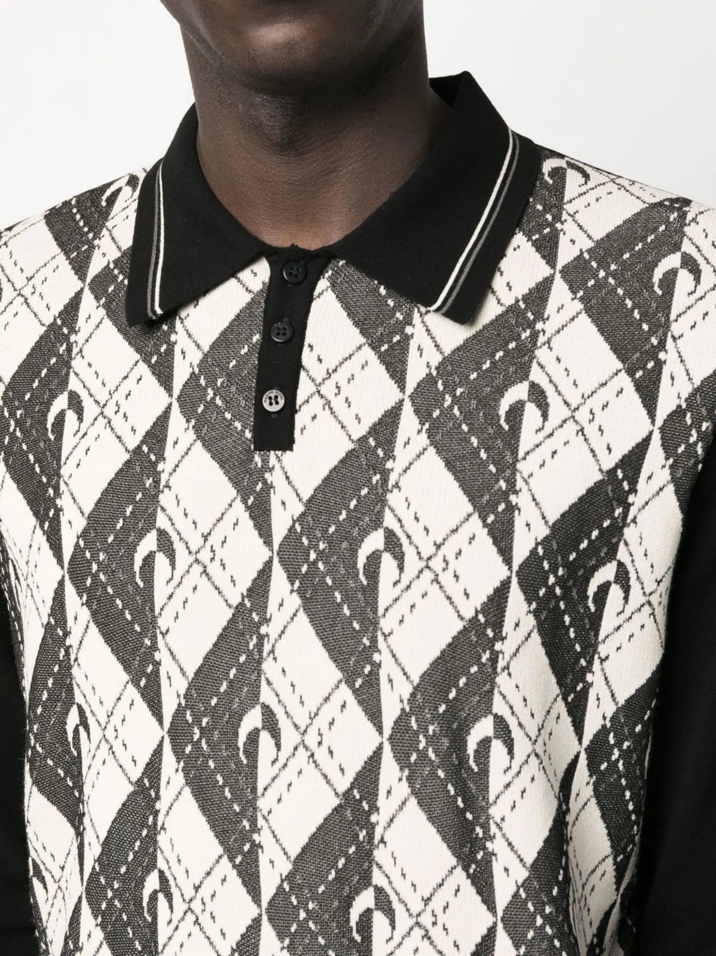 long-sleeve polo shirt