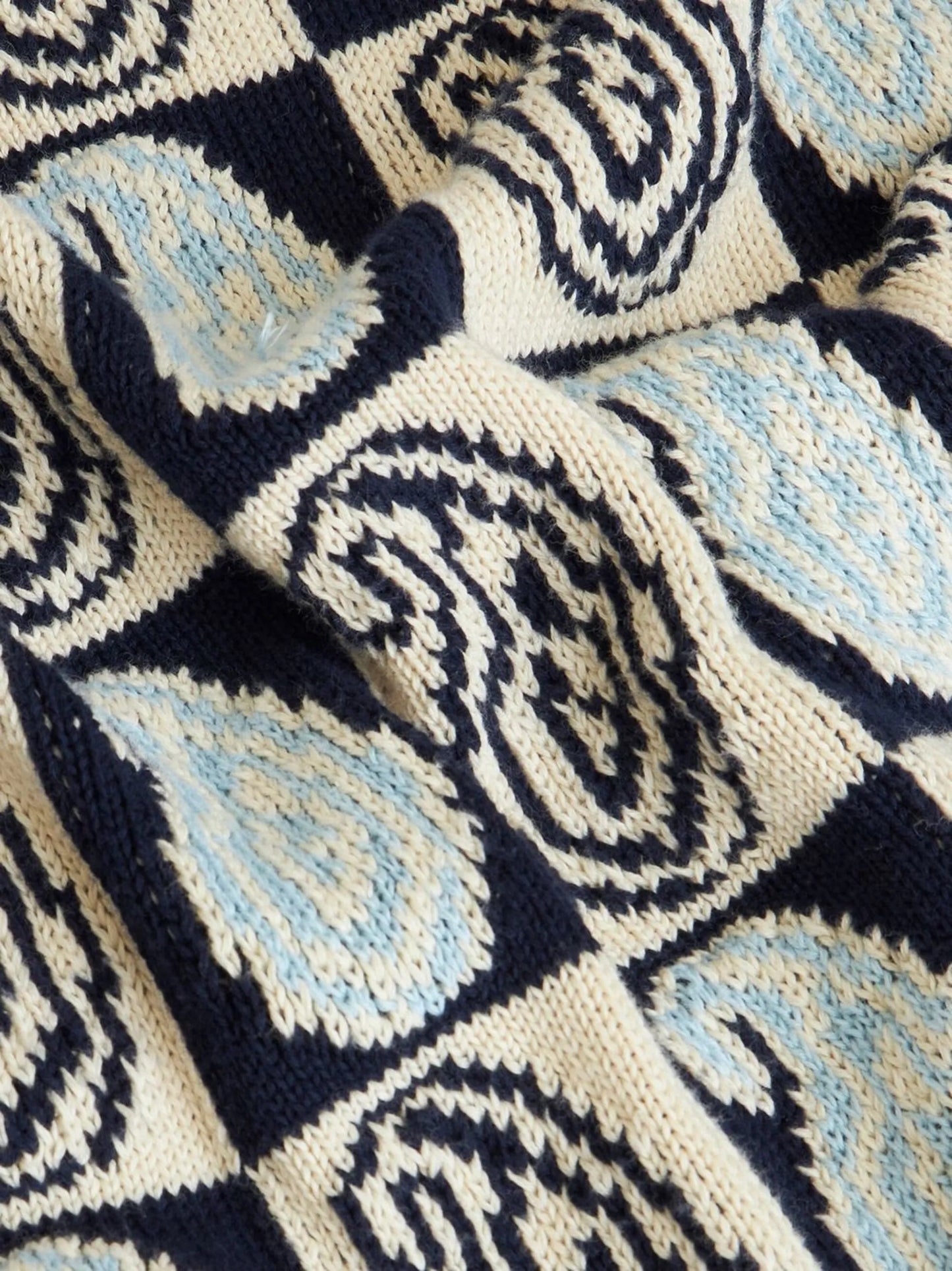paisley-print crew-neck jumper