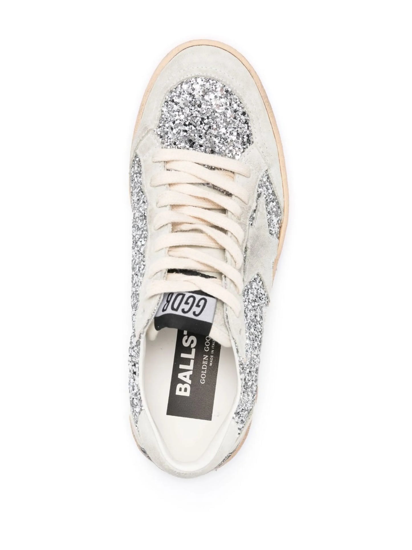 Ball-Star glitter low-top sneakers