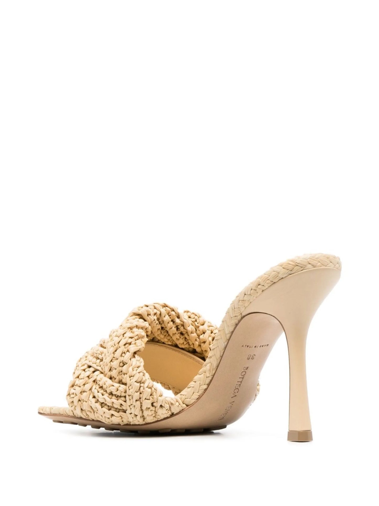 110mm Lido raffia woven mules