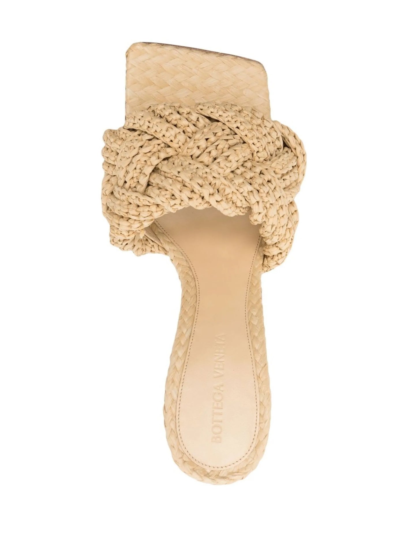 110mm Lido raffia woven mules