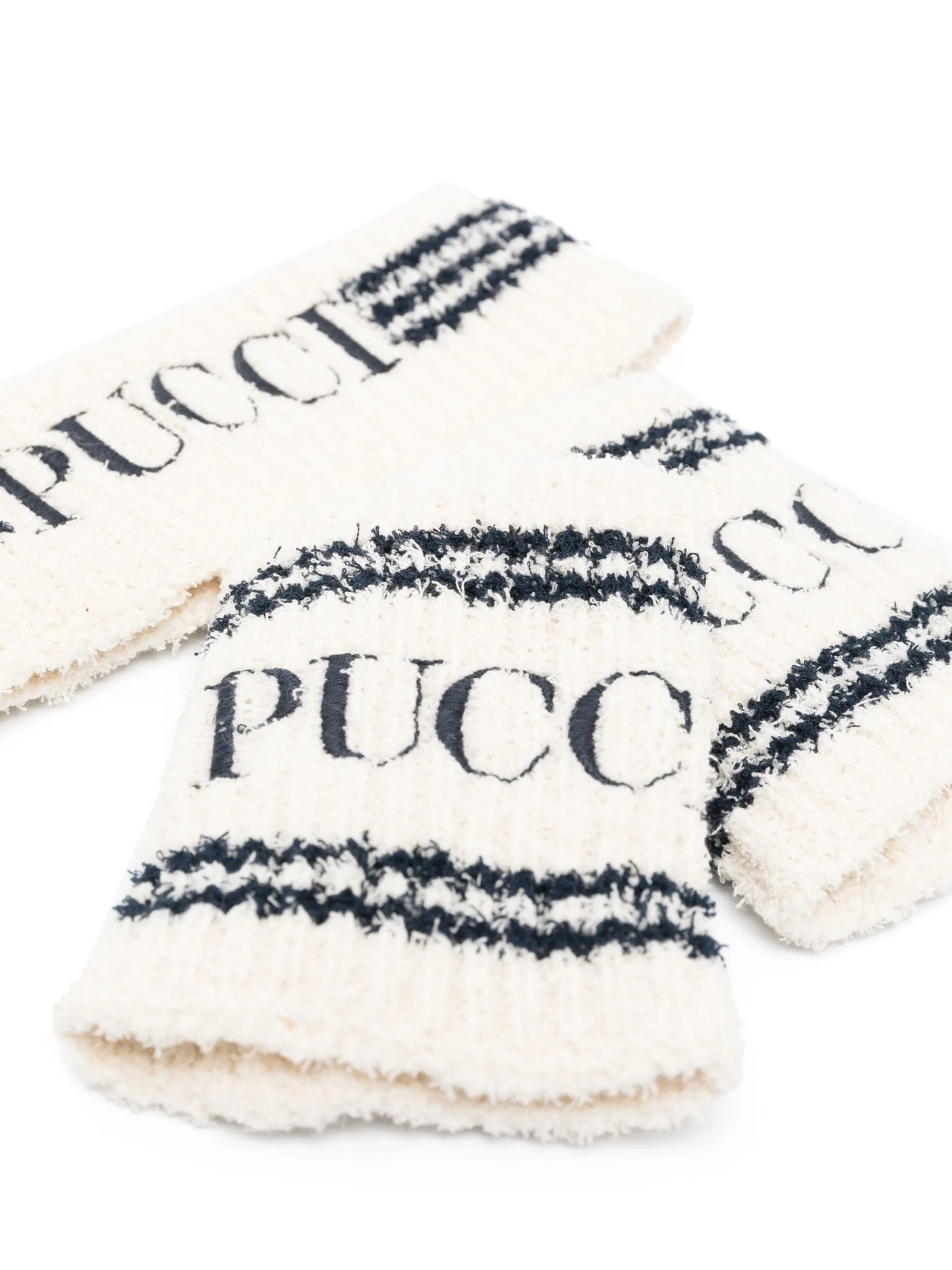 logo-embroidered cotton headband