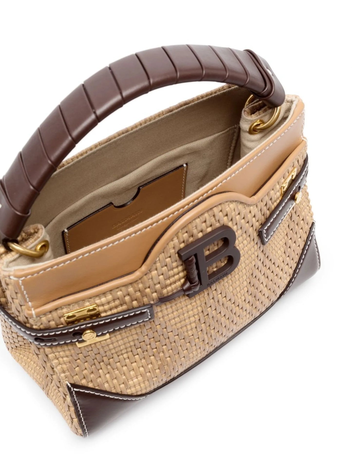 B-Buzz 22 raffia tote bag