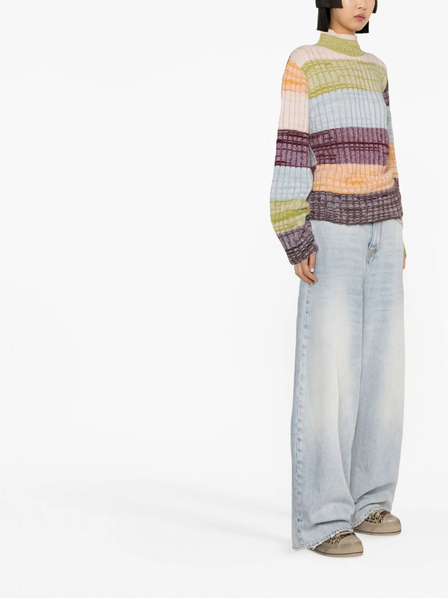 Oasis striped cashmere jumper