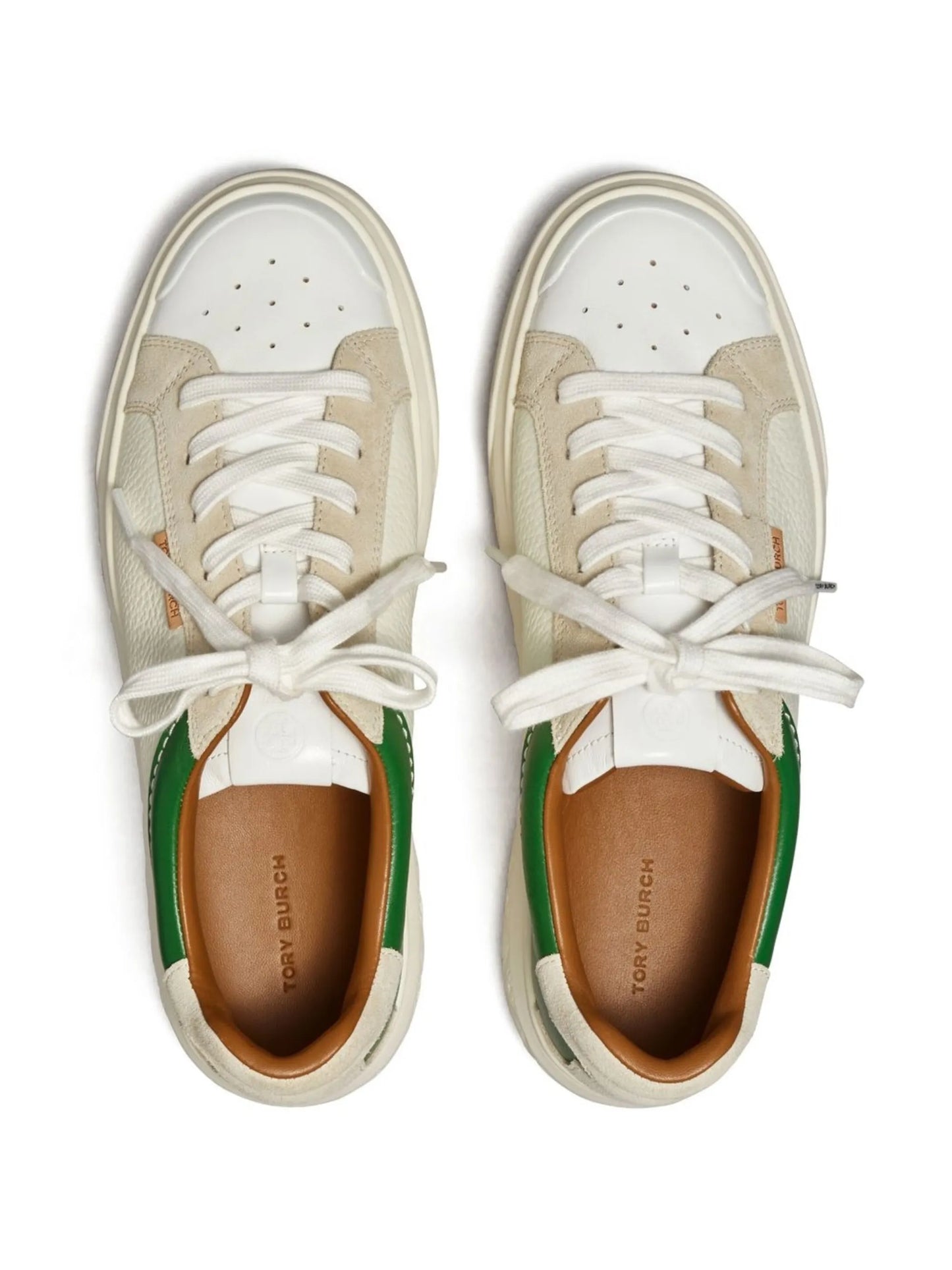 panelled-design low-top sneakers