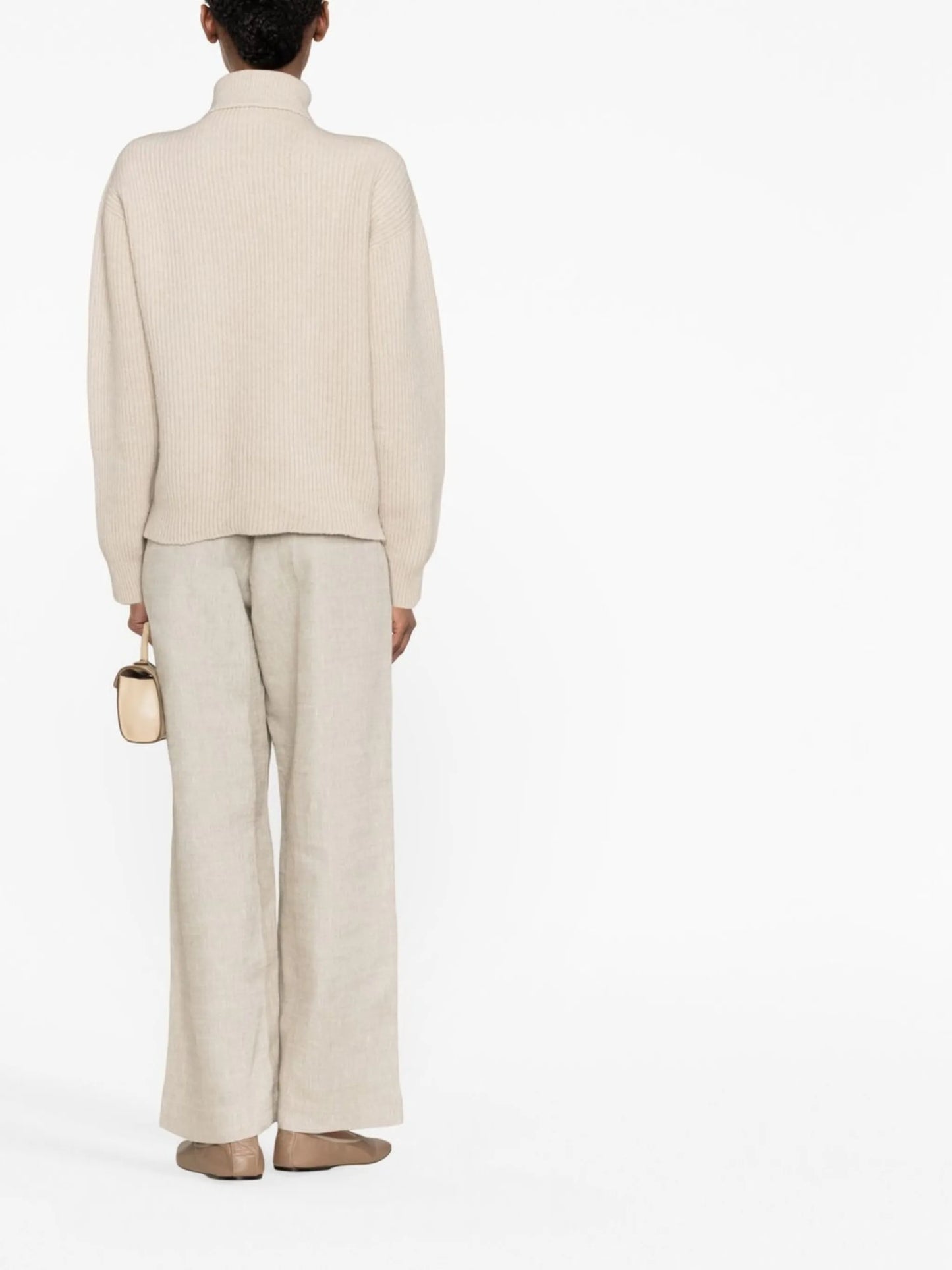 Ole wide-leg linen trousers