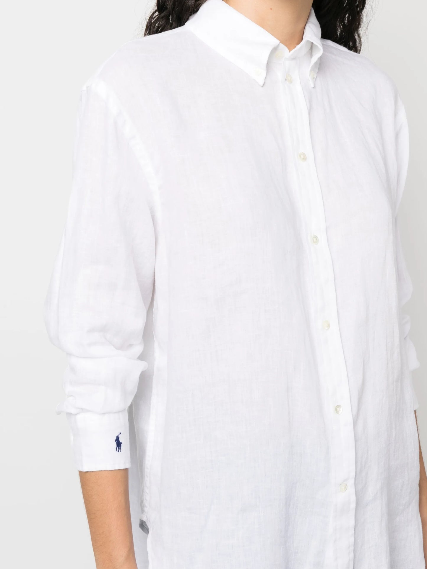 long-sleeve linen shirt