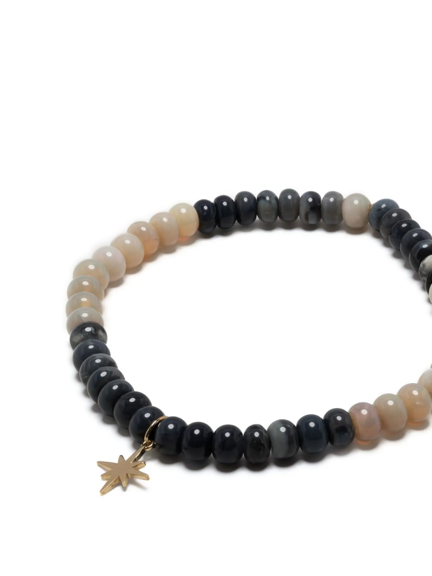 14kt yellow gold opal beaded bracelet