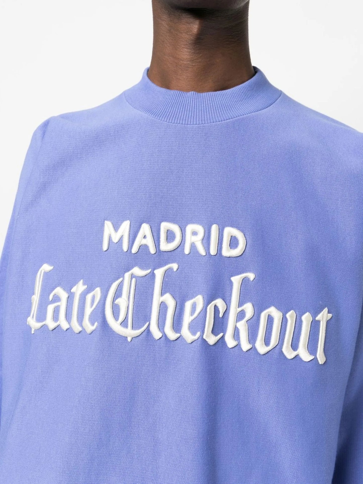 embroidered logo crew-neck sweatshirt