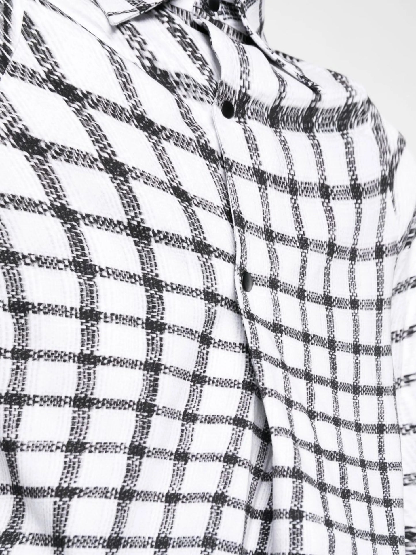 Rowdy grid-print shirt