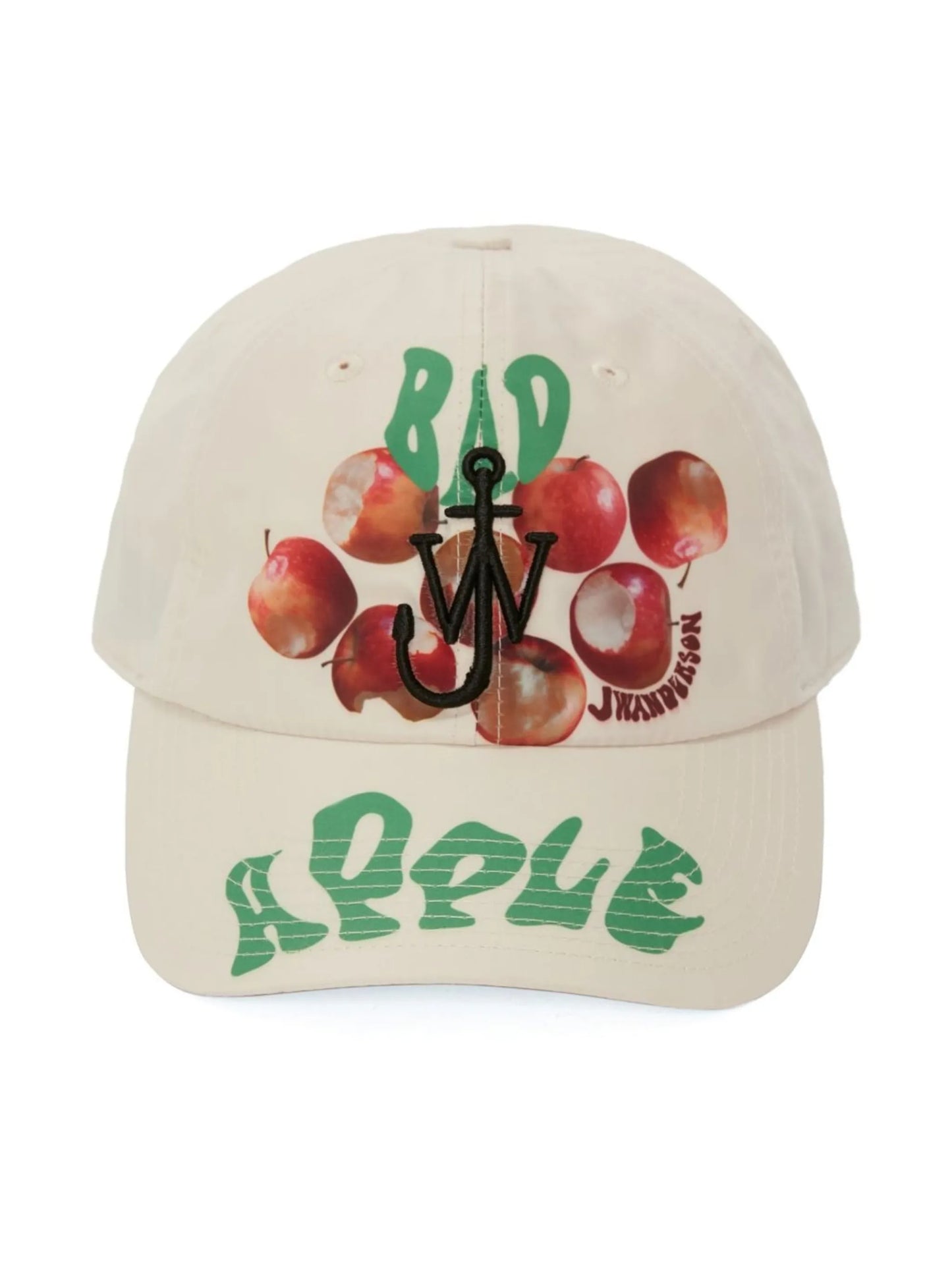 apple-print cap