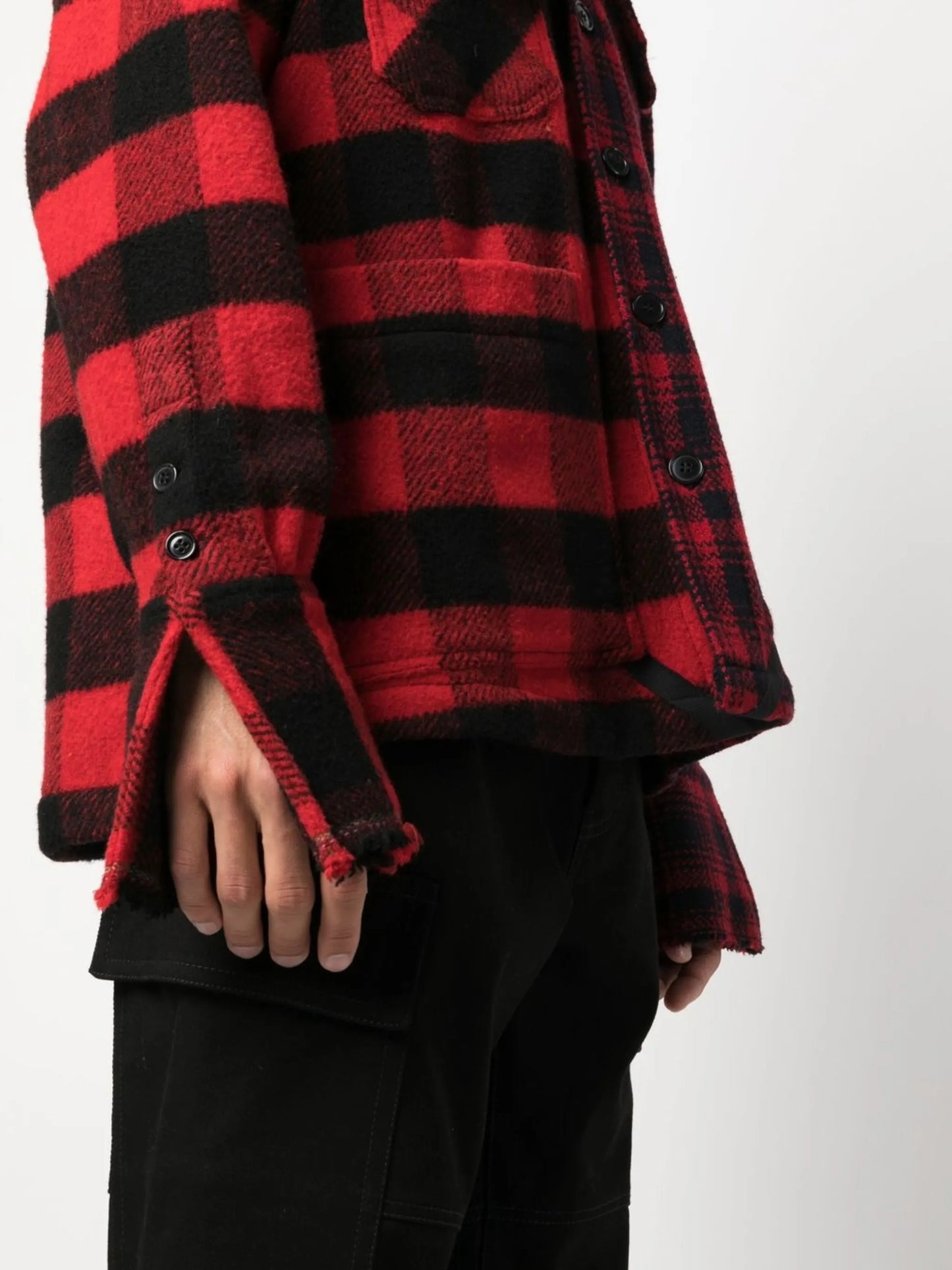 checked shirt jacket