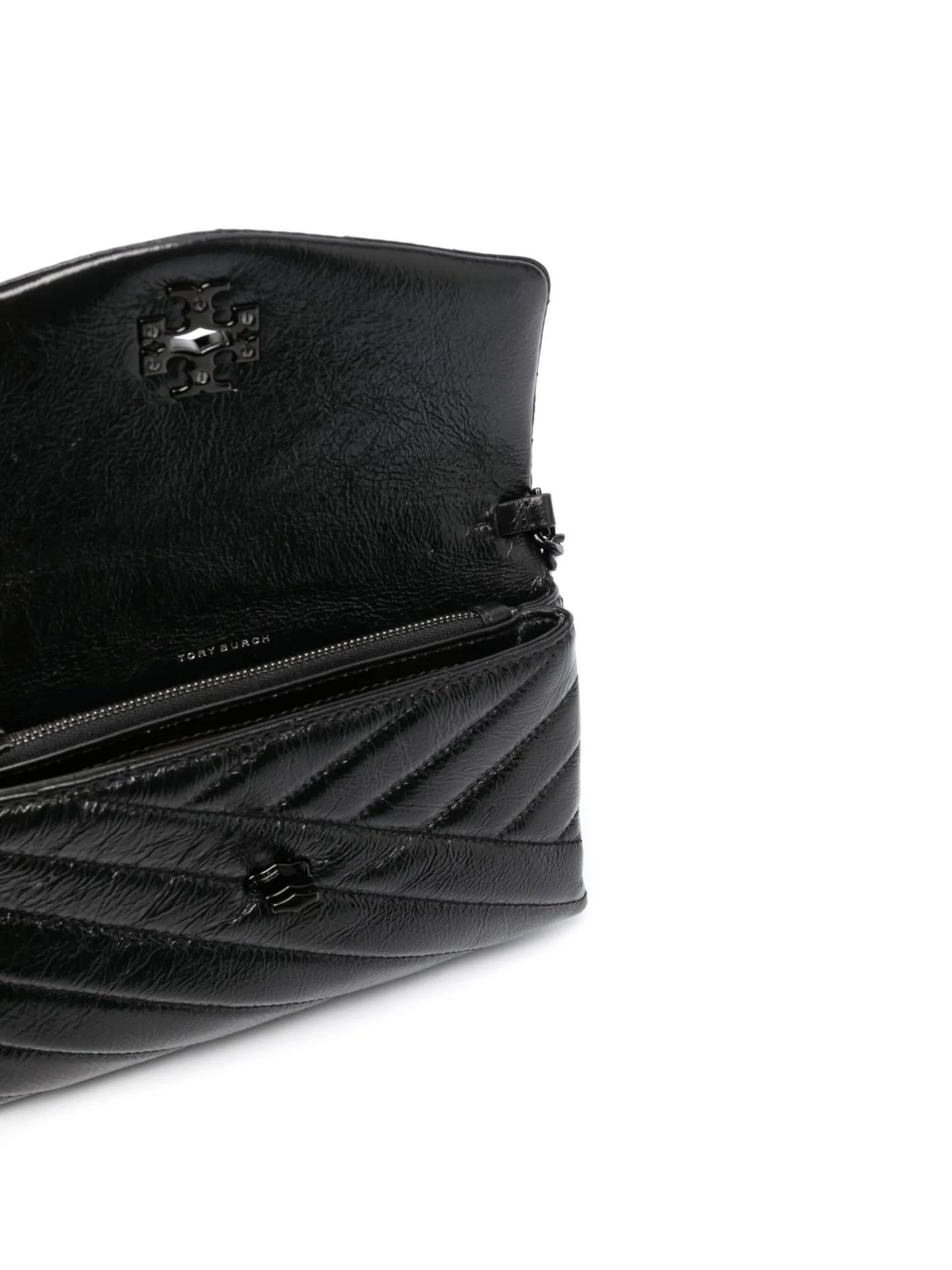 Kira metallic quilted crossbody bag
